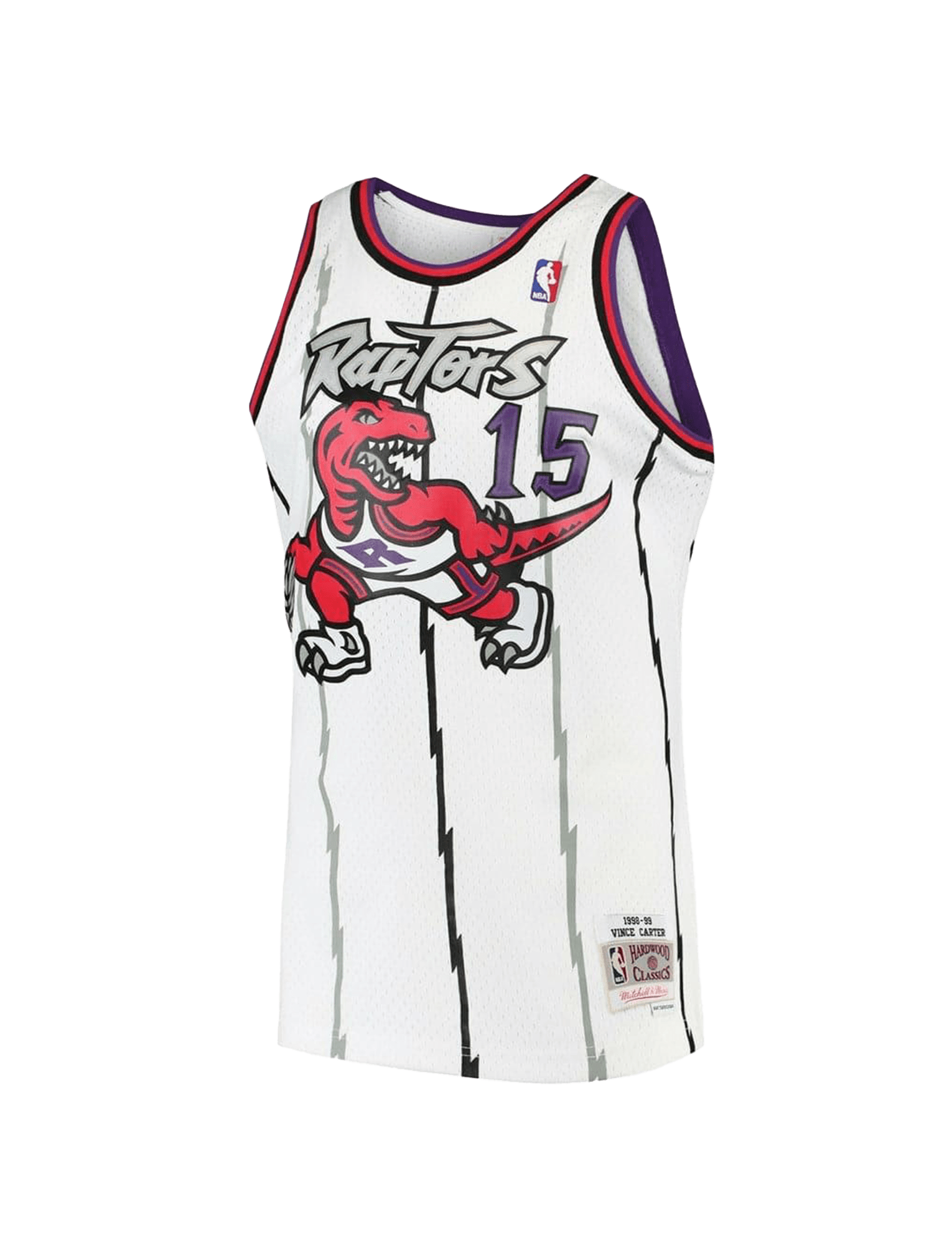 Vince Carter Toronto Raptors Mitchell & Ness NBA 98 Home Swingman Jersey - White
