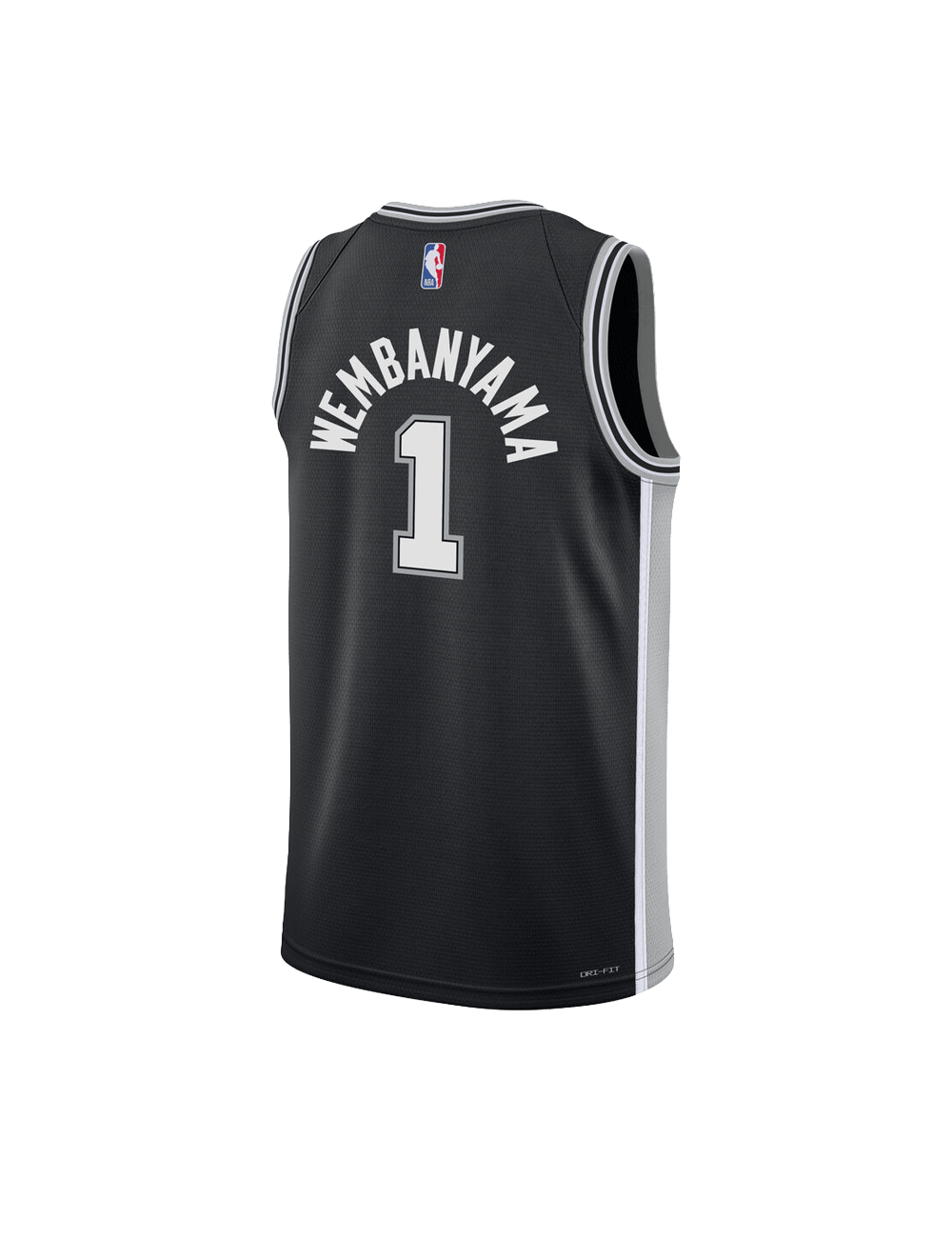 Youths Victor Wembanyama San Antonio Spurs Nike NBA Icon Jersey - Black
