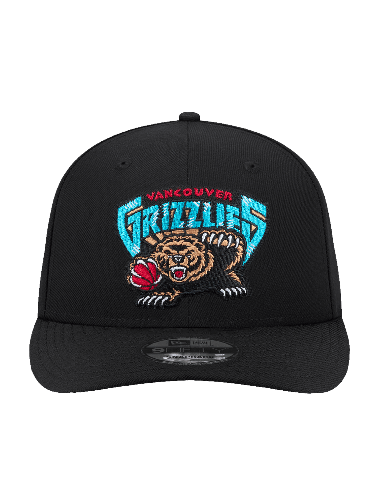 Memphis Grizzlies New Era NBA HWC 9FIFTY Pre-Curved Snapback Hat - Black