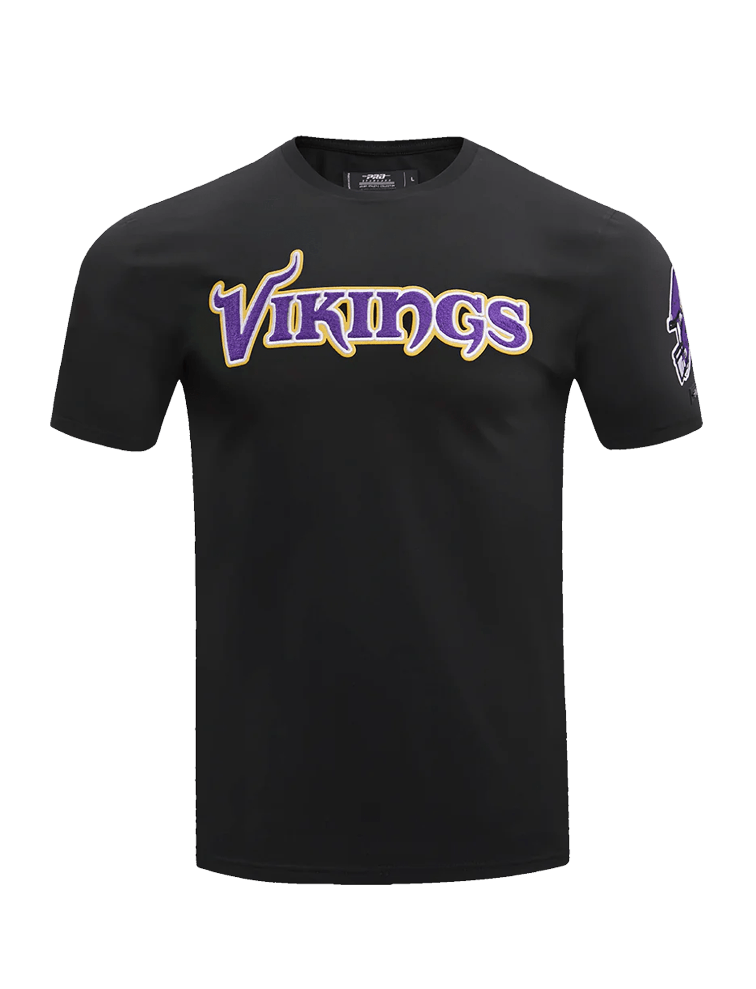 Minnesota Vikings Pro Standard NFL Classic Chenille Flex T-Shirt - Black
