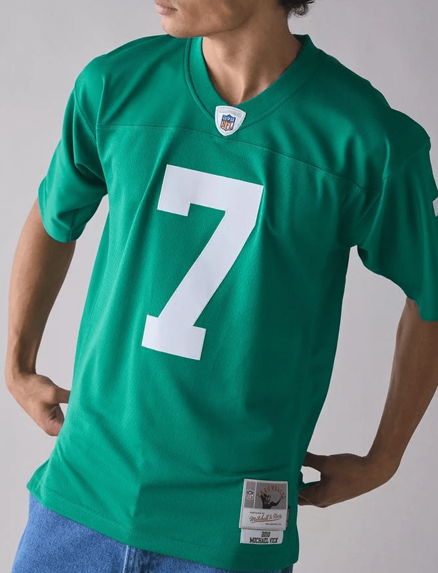 Michael Vick Philadelphia Eagles Mitchell & Ness NFL 2010-11 Legacy Jersey - Kelly Green