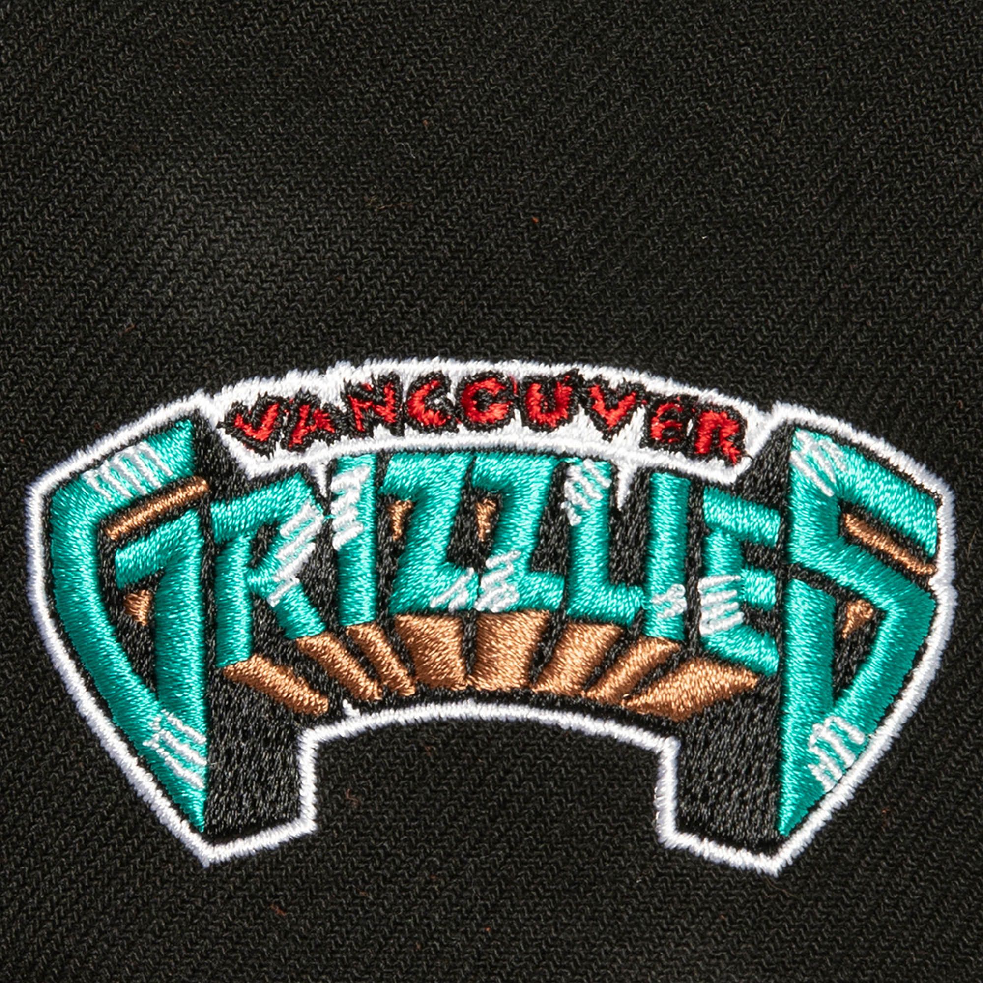 Memphis Grizzlies Mitchell & Ness NBA HWC Icon Pro Crown Snapback Hat - Black