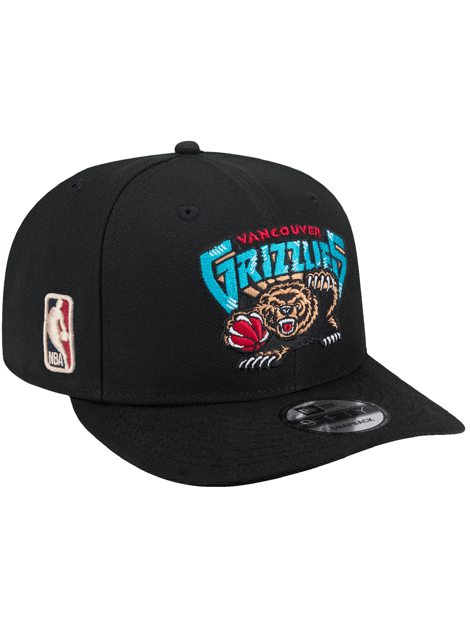 Memphis Grizzlies New Era NBA HWC 9FIFTY Pre-Curved Snapback Hat - Black
