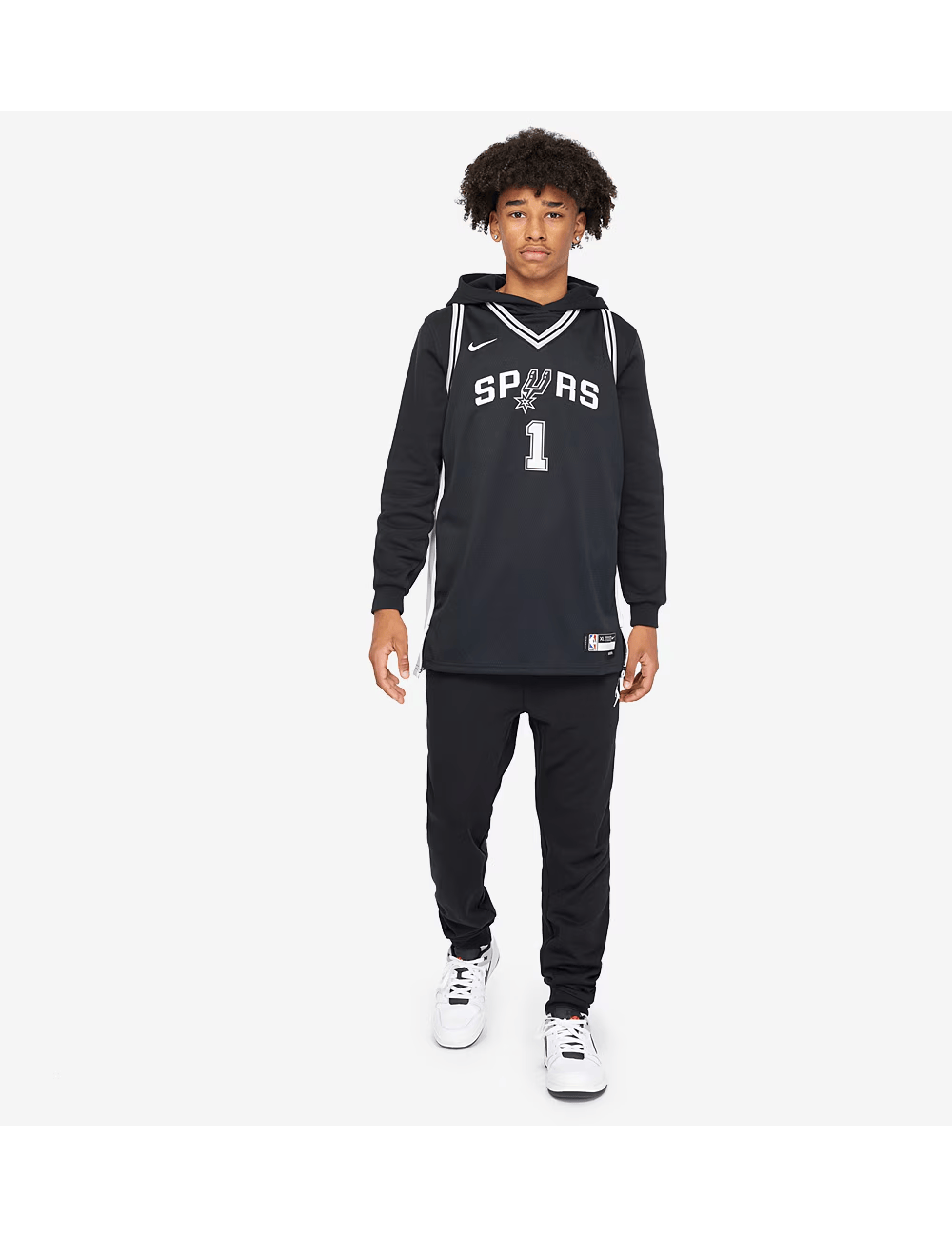 Youths Victor Wembanyama San Antonio Spurs Nike NBA Icon Jersey - Black