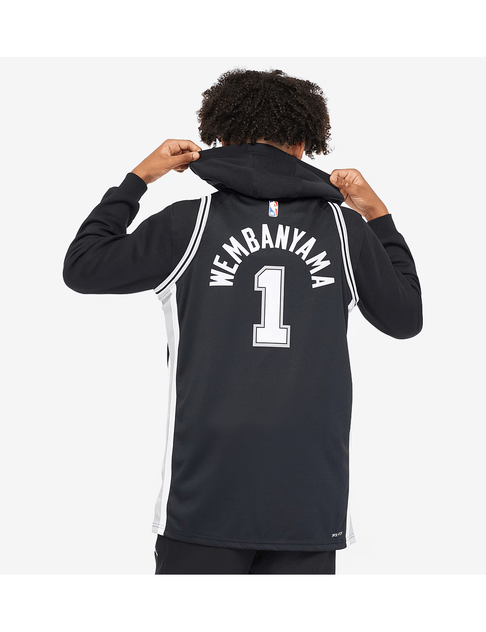 Youths Victor Wembanyama San Antonio Spurs Nike NBA Icon Jersey - Black