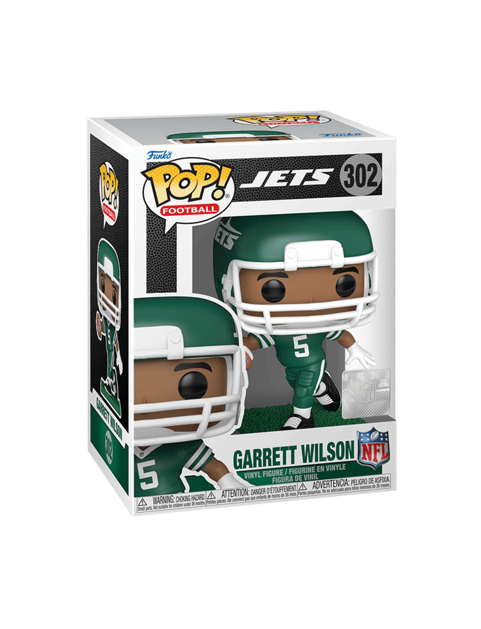 Garrett Wilson New York Jets Funko NFL Pop Vinyl Figure - 302