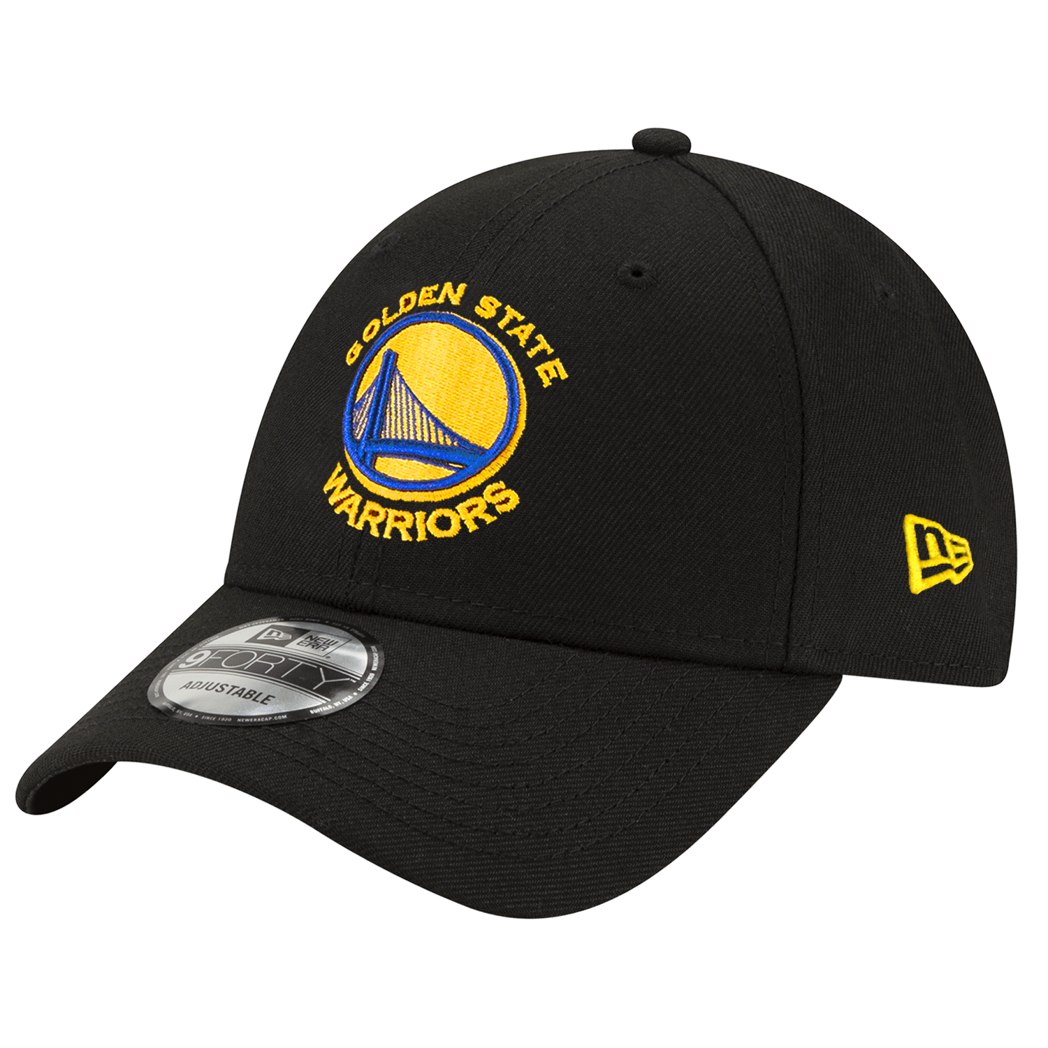 Golden State Warriors New Era NBA Team 9FORTY Snapback Hat - Black