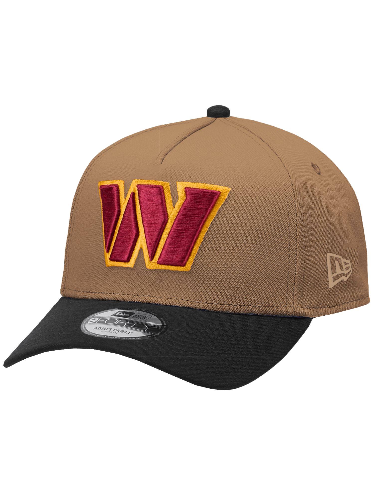 Washington Commanders New Era NFL Team 2T 9FORTY A-Frame Snapback Hat - Khaki