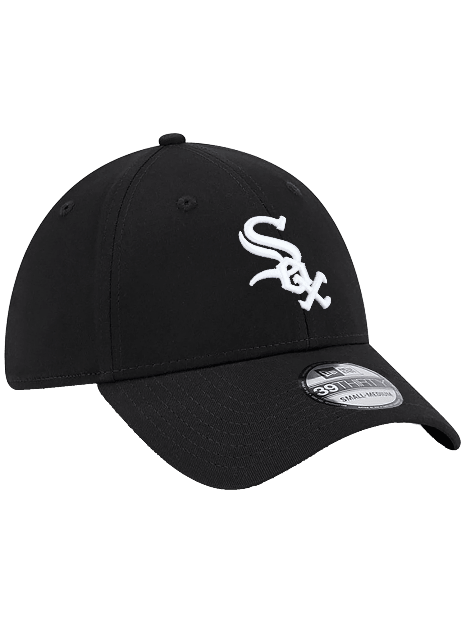 Chicago White Sox New Era MLB Team 39THIRTY Stretch-Fit Hat - Black