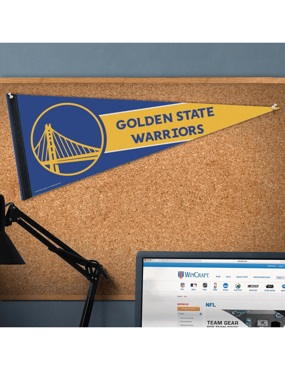 Golden State Warriors Wincraft NBA 12 x 30" Premium Felt Pennant