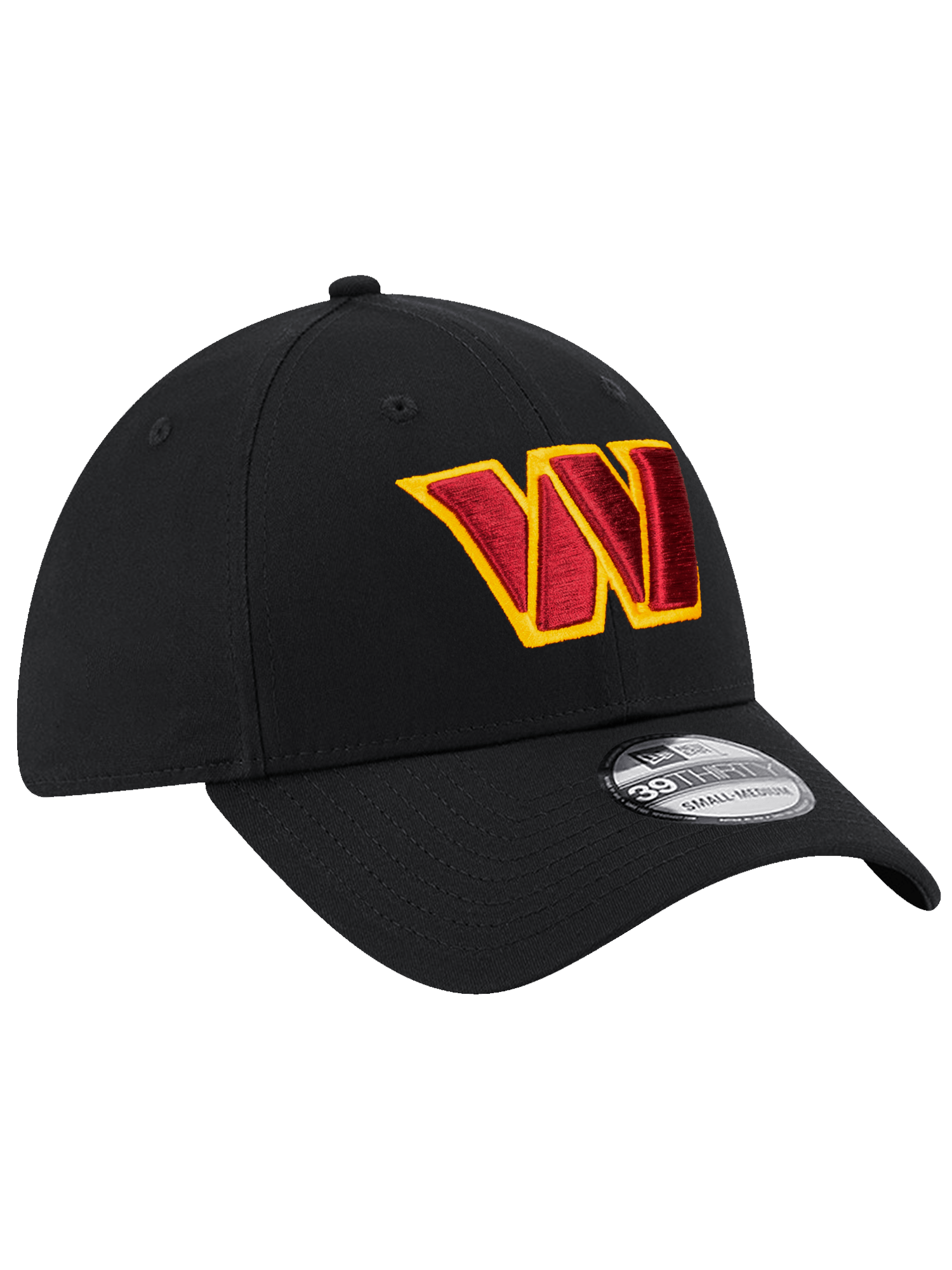 Washington Commanders New Era NFL Team 39THIRTY Stretch-Fit Hat - Black