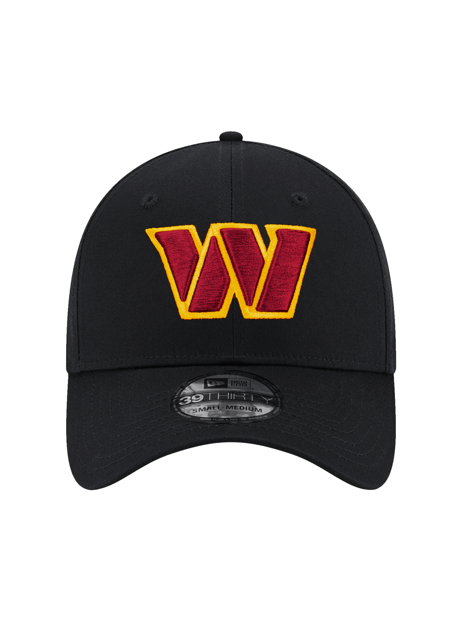 Washington Commanders New Era NFL Team 39THIRTY Stretch-Fit Hat - Black