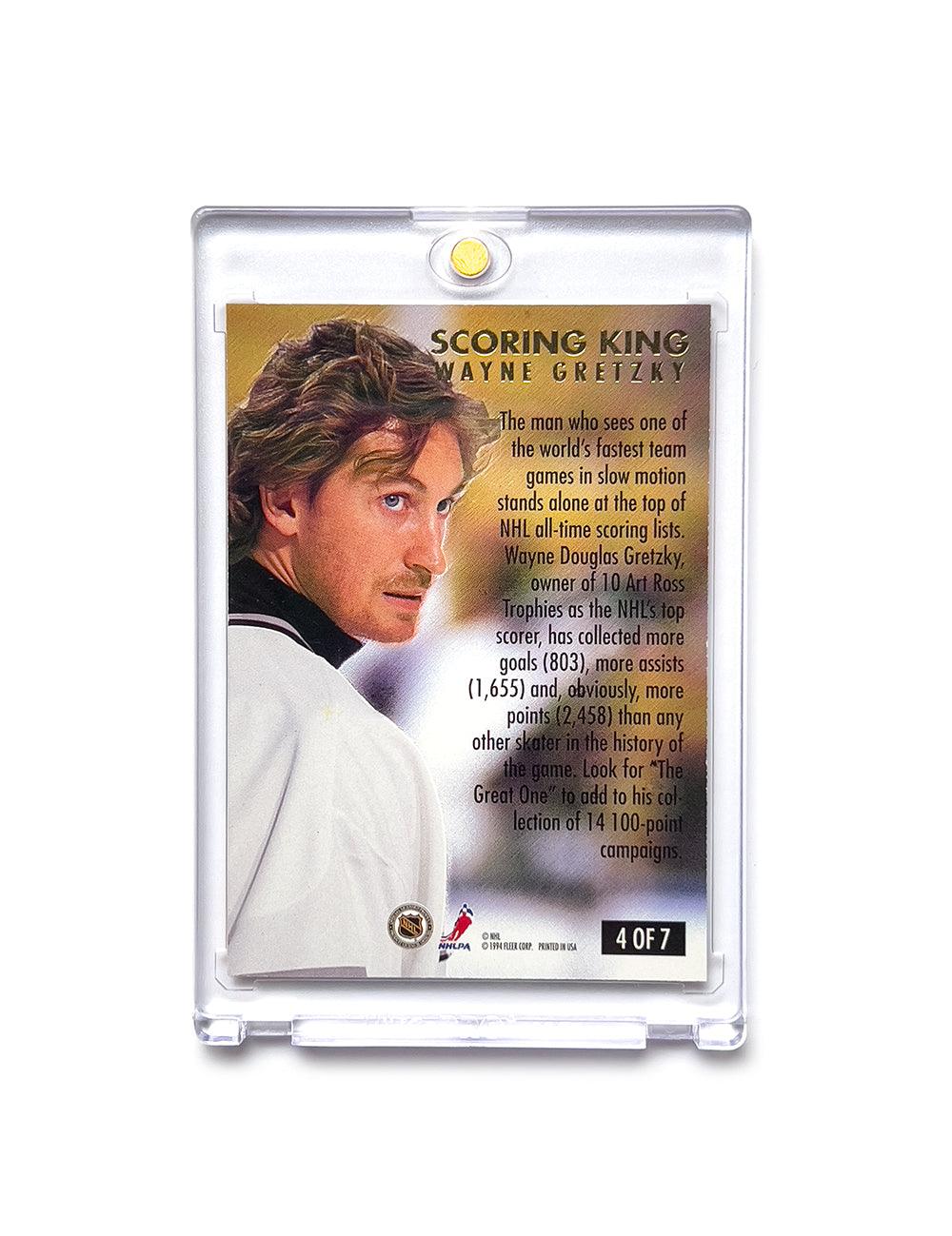 Wayne Gretzky Los Angeles Kings Fleer Ultra NHL 94-95 Scoring Kings Card