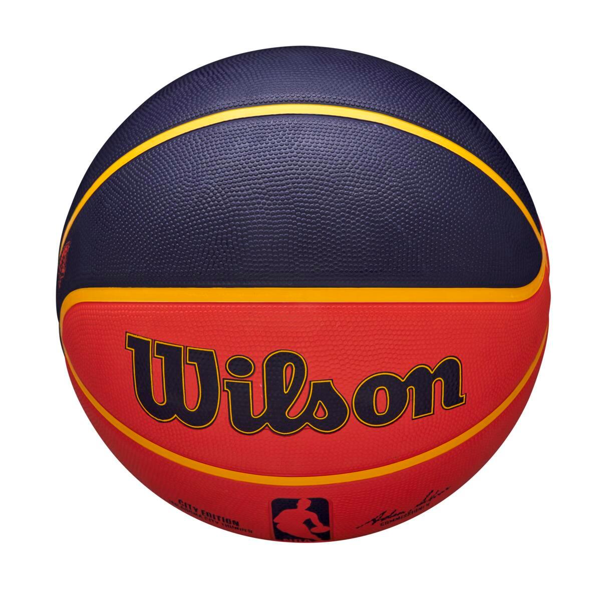 Oklahoma City Thunder Wilson NBA 24 City Edition Basketball Ball