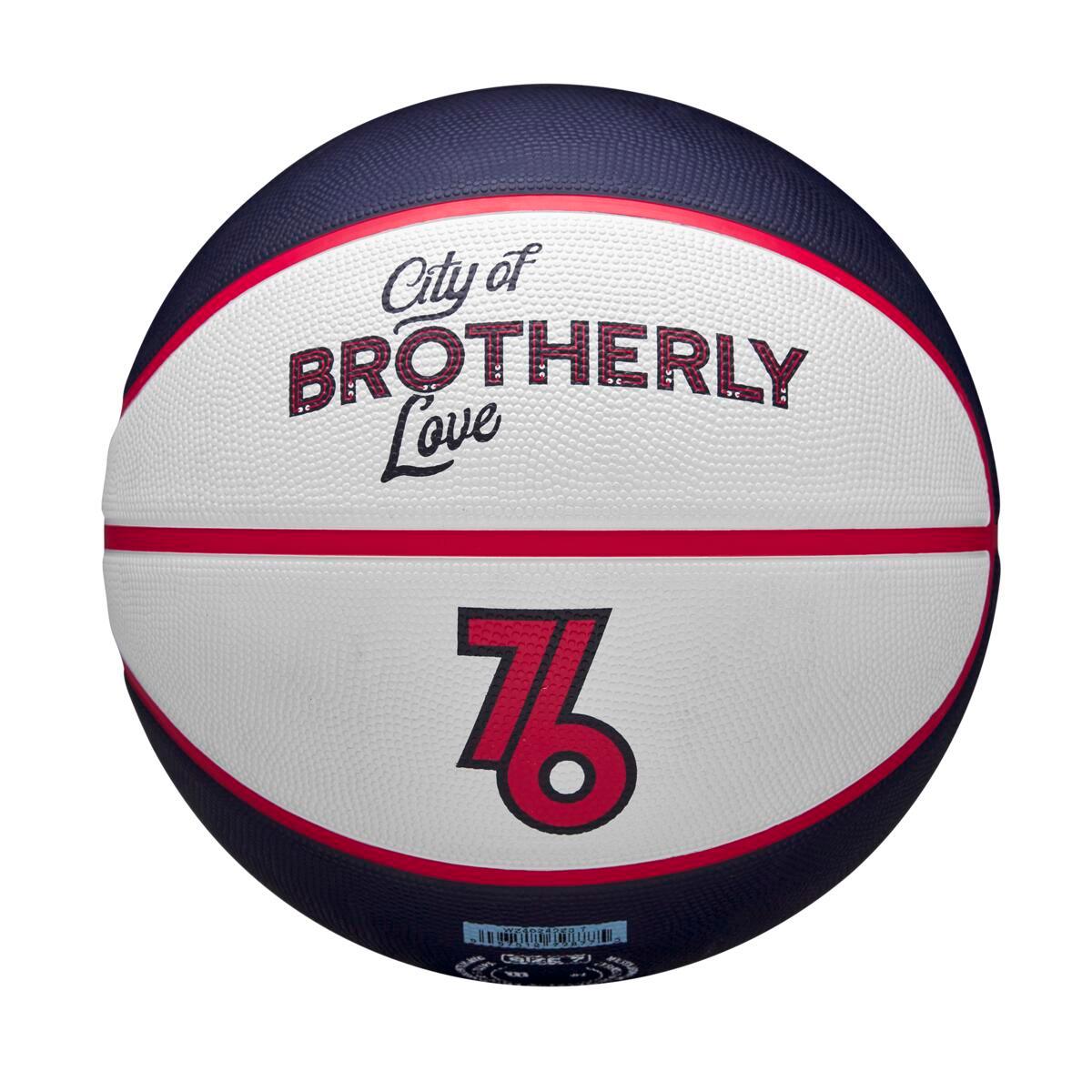 Philidelphia 76ers Wilson NBA 24 City Edition Basketball Ball