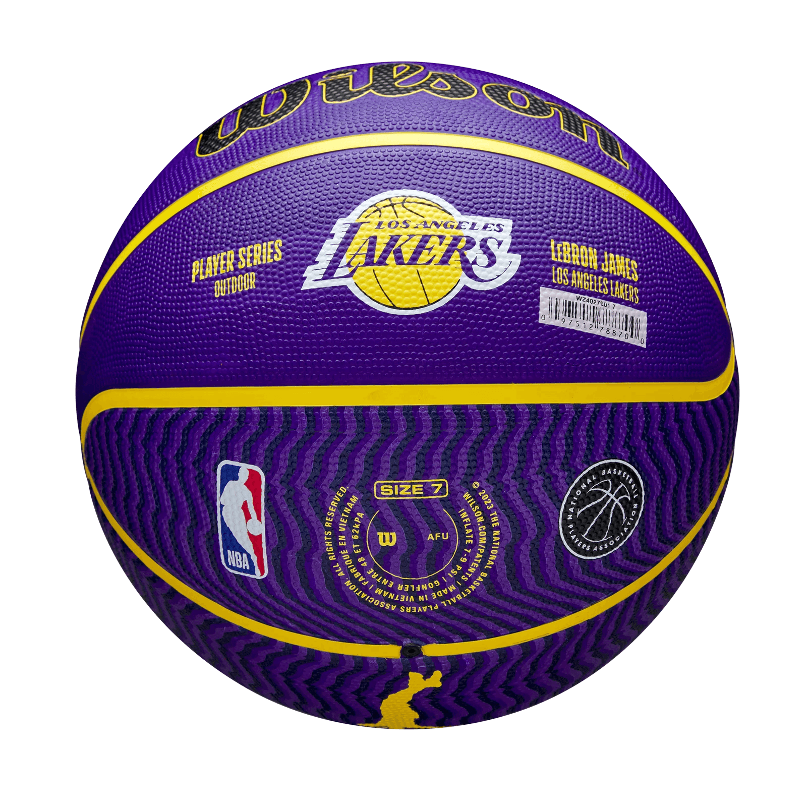 LeBron James Los Angeles Lakers Wilson NBA Icon 23 Full Size Basketball