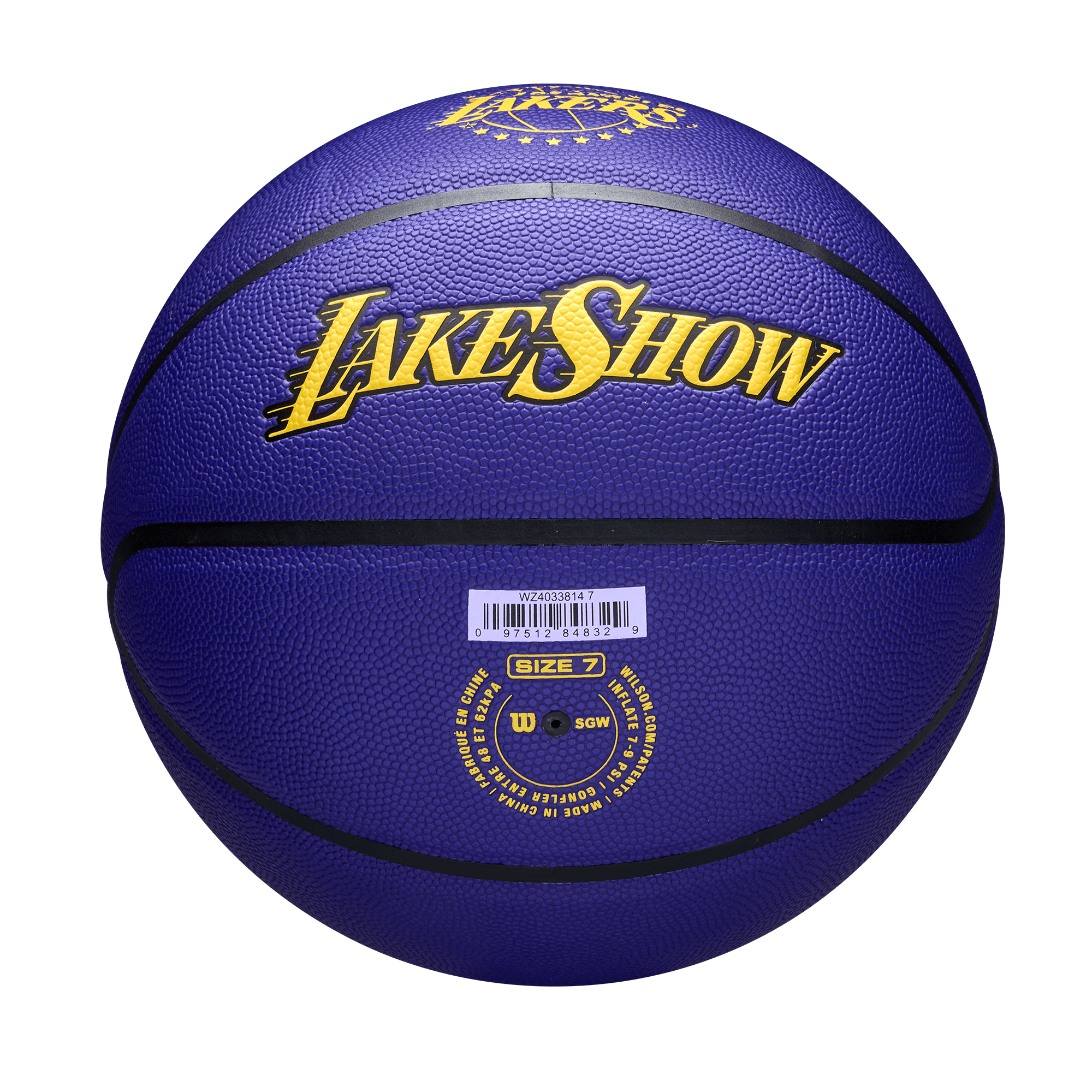 Los Angeles Lakers Wilson NBA 24-25 City Edition Collector Full Size Basketball