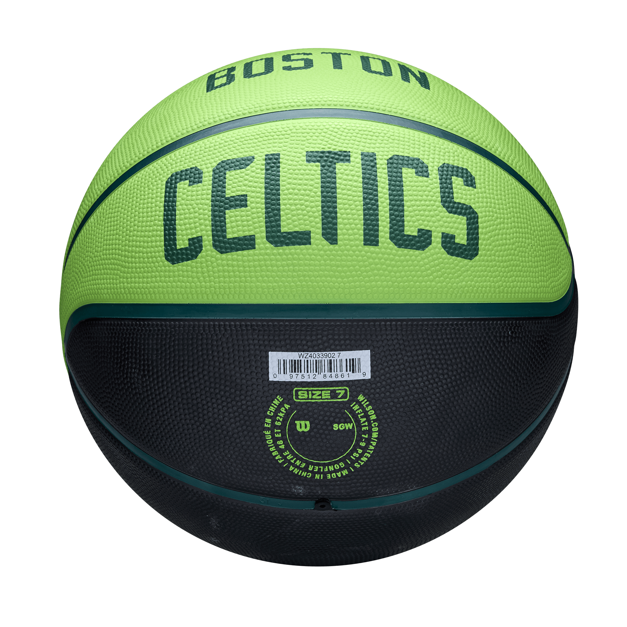 Boston Celtics Wilson NBA 24-25 City Edition Team Full Size Basketball