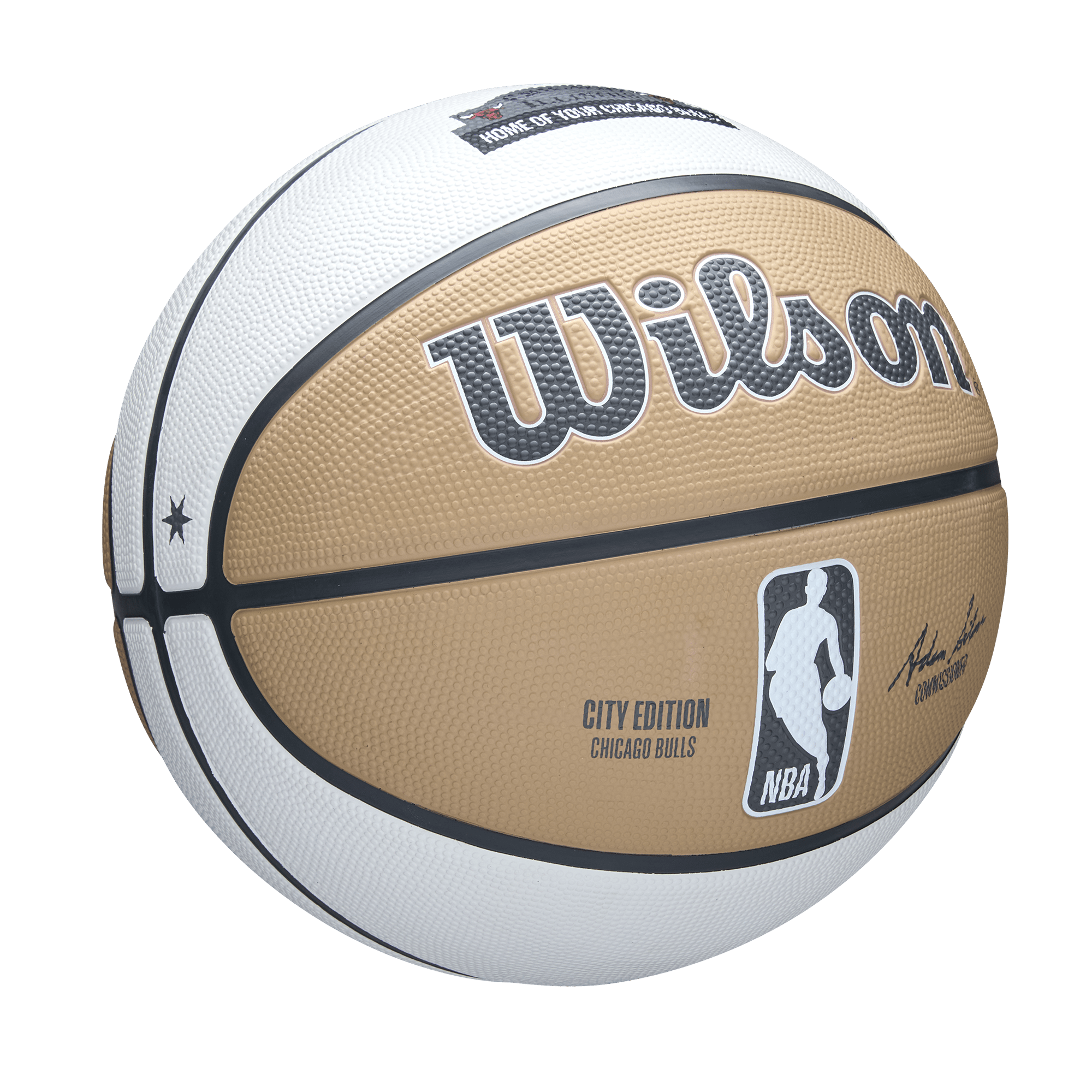 Chicago Bulls Wilson NBA 24-25 City Edition Team Full Size Basketball