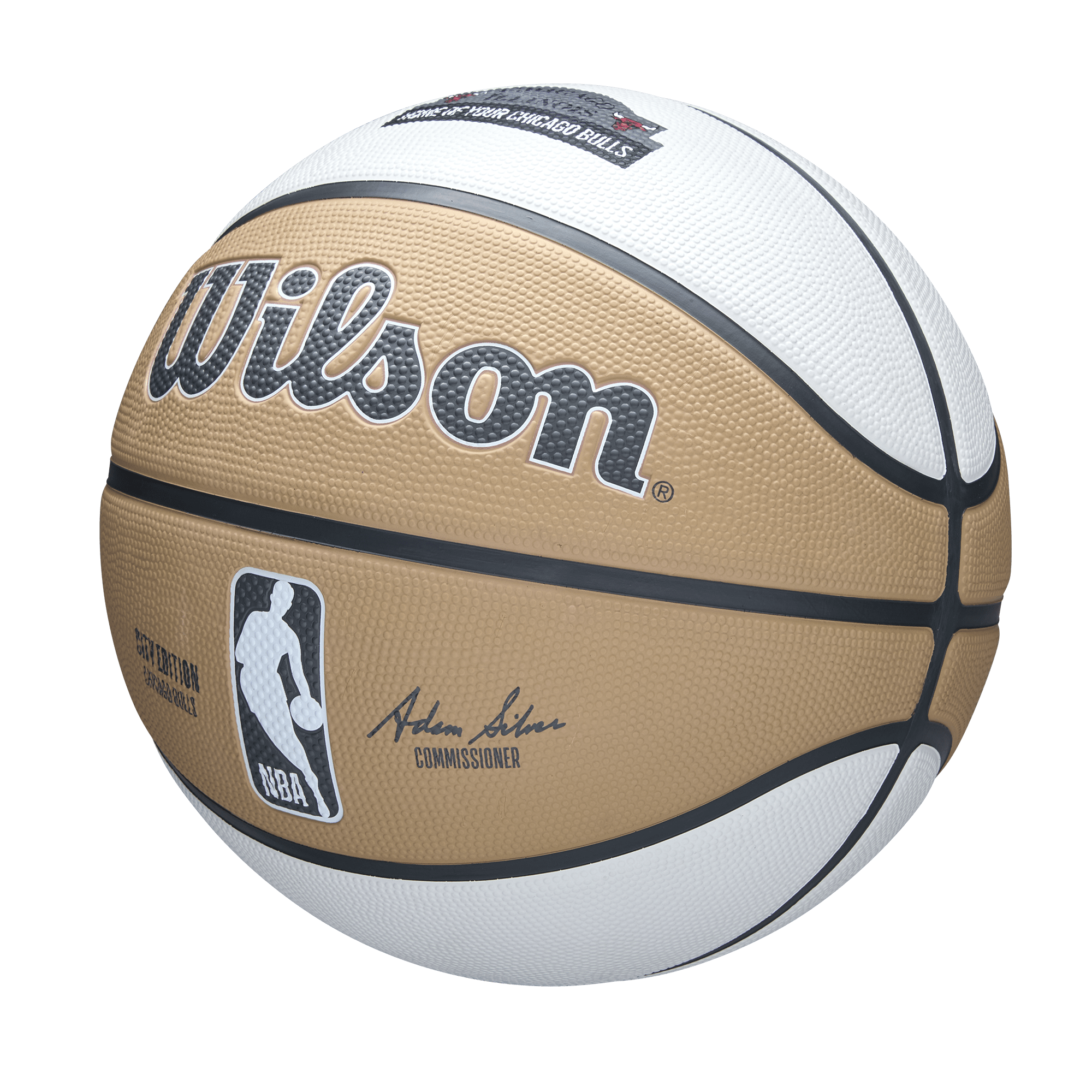 Chicago Bulls Wilson NBA 24-25 City Edition Team Full Size Basketball