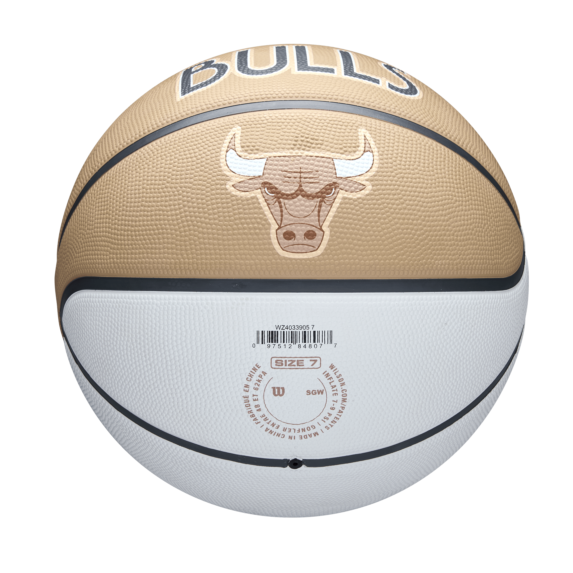 Chicago Bulls Wilson NBA 24-25 City Edition Team Full Size Basketball