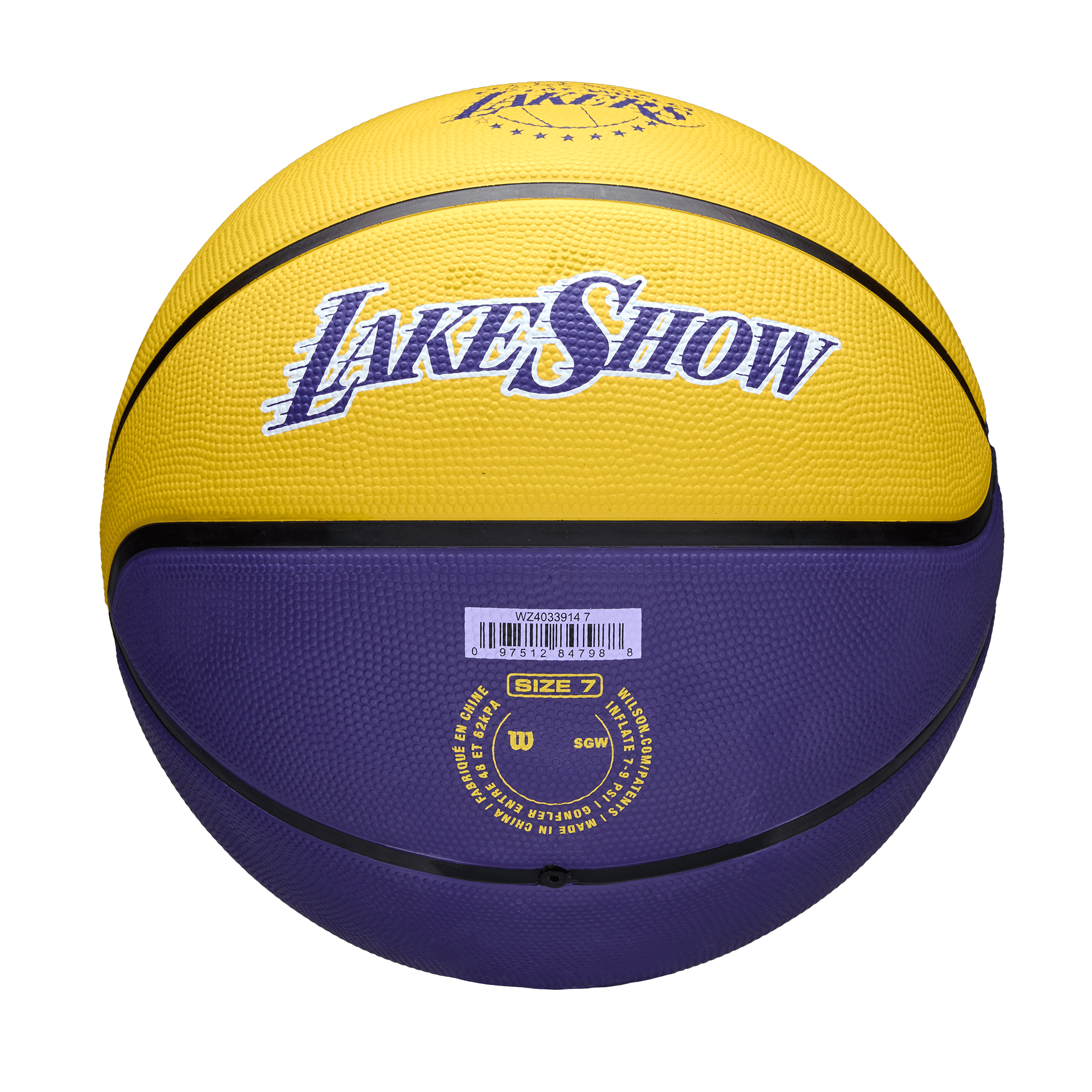 Los Angeles Lakers Wilson NBA 24-25 City Edition Team Full Size Basketball