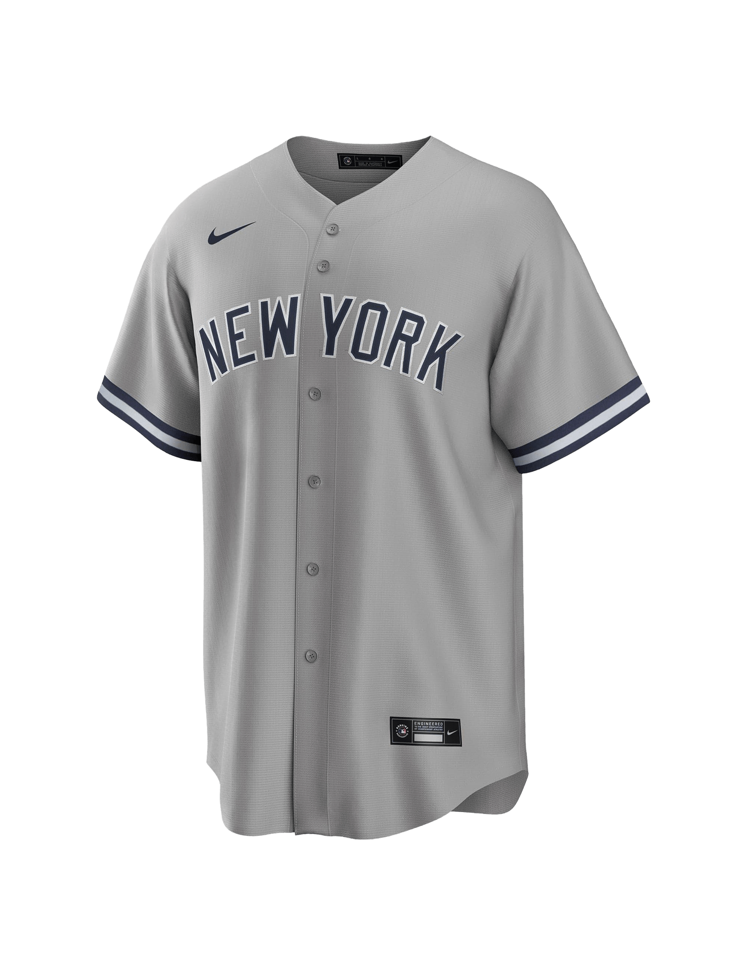 New York Yankees Nike MLB Road Replica Jersey - Grey