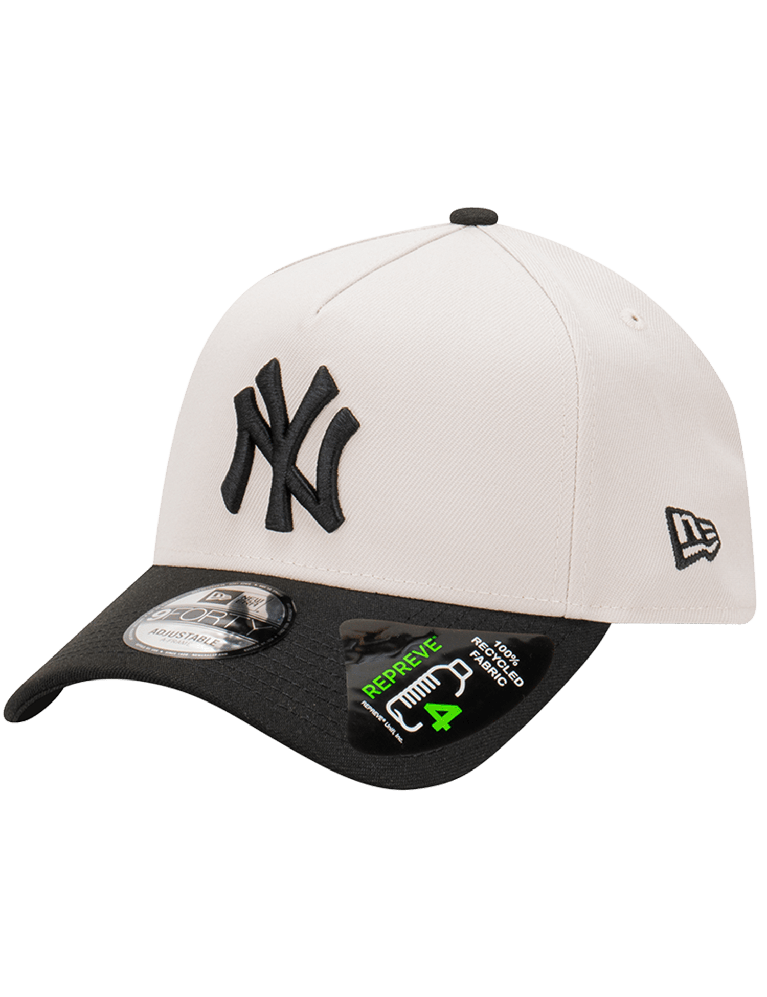 New York Yankees New Era MLB Repreve 9FORTY A-Frame Snapback Hat - Stone