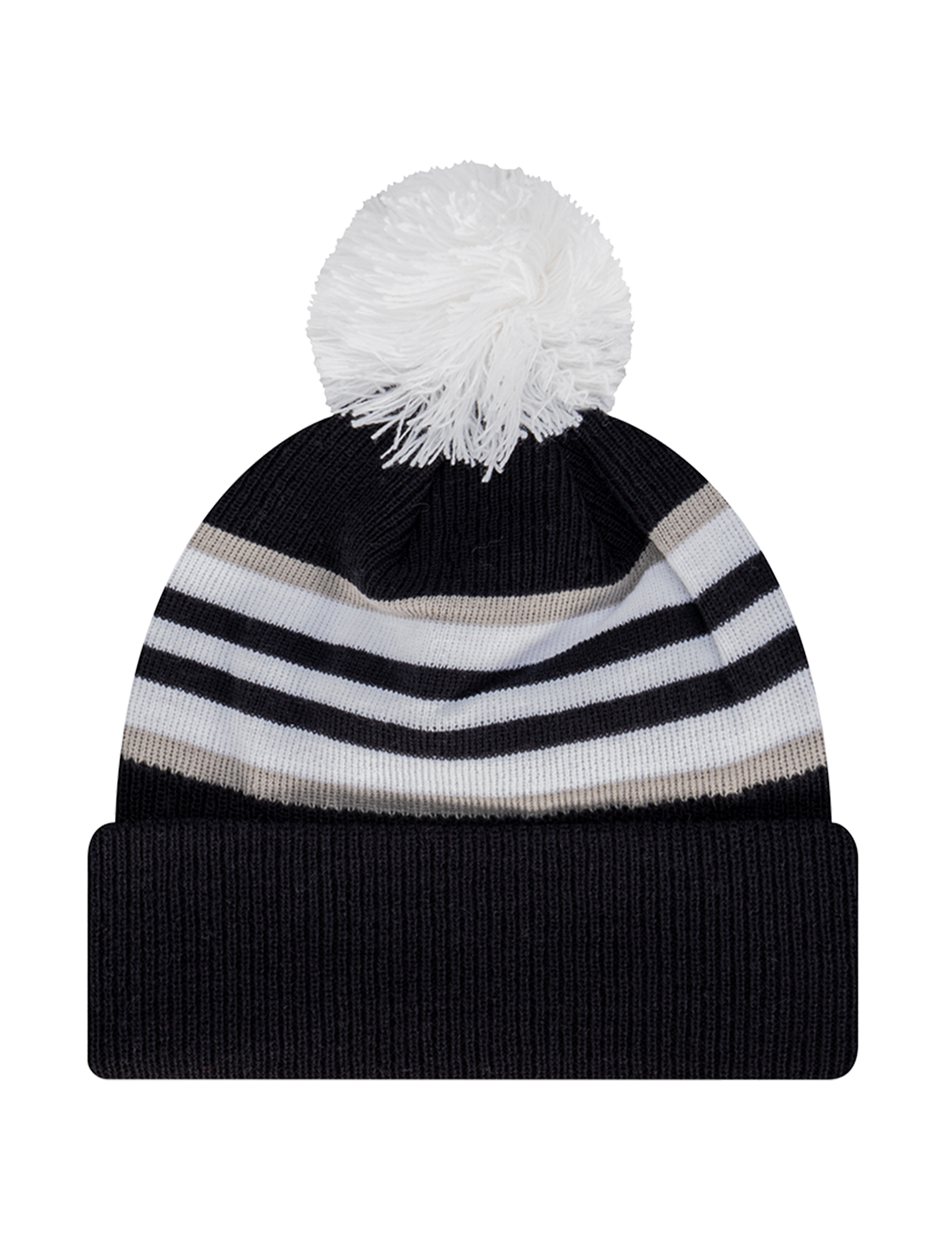 New York Yankees New Era MLB Stripe Hit Knit Beanie - Navy