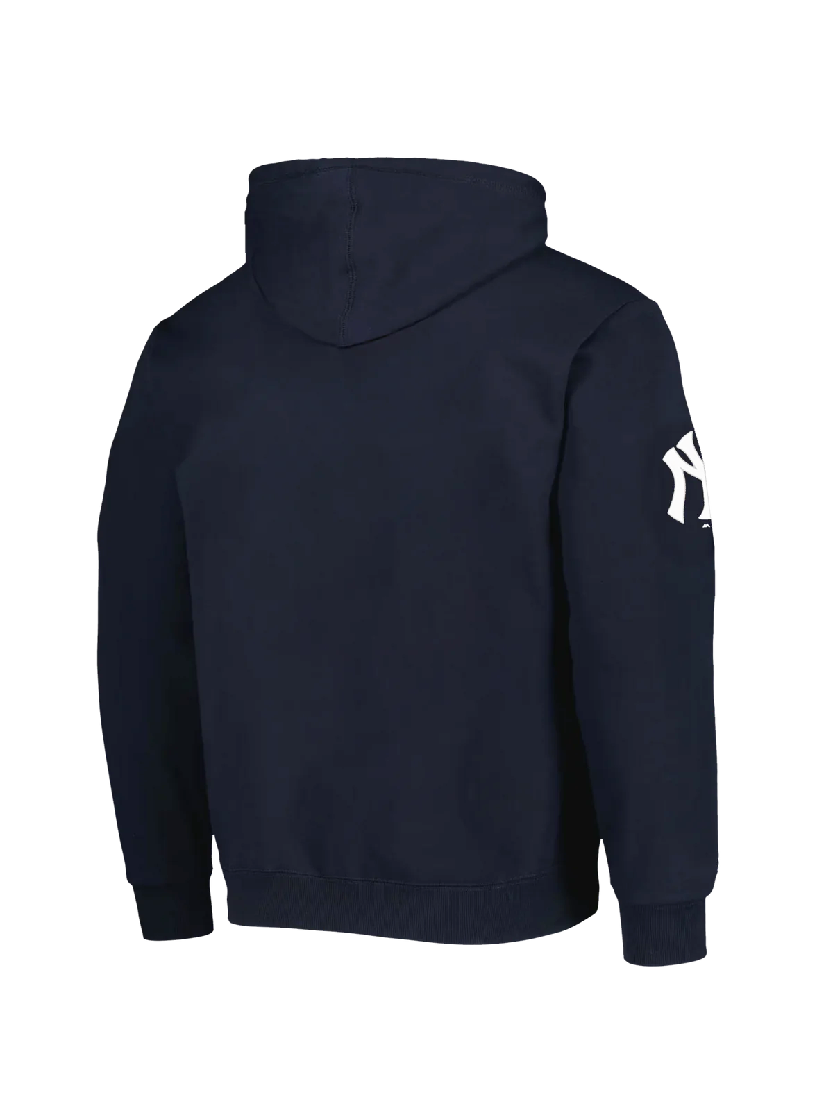 New York Yankees Majestic MLB Script Vintage Hoodie Jumper - Navy