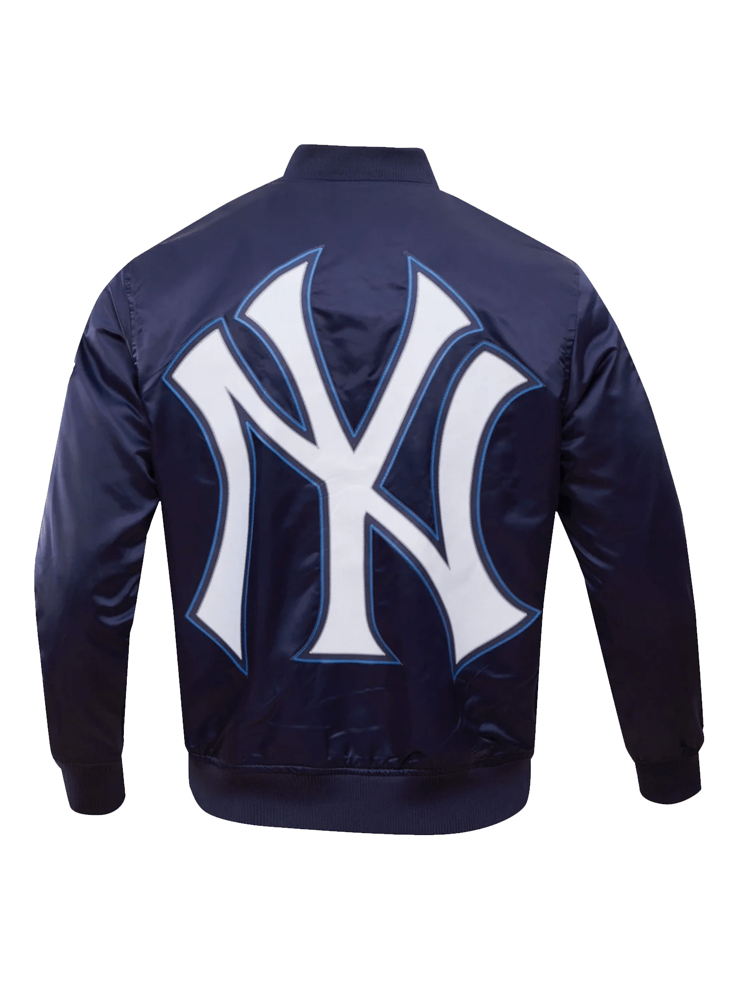 New York Yankees Pro Standard MLB Team Classic Satin Button Jacket - Navy