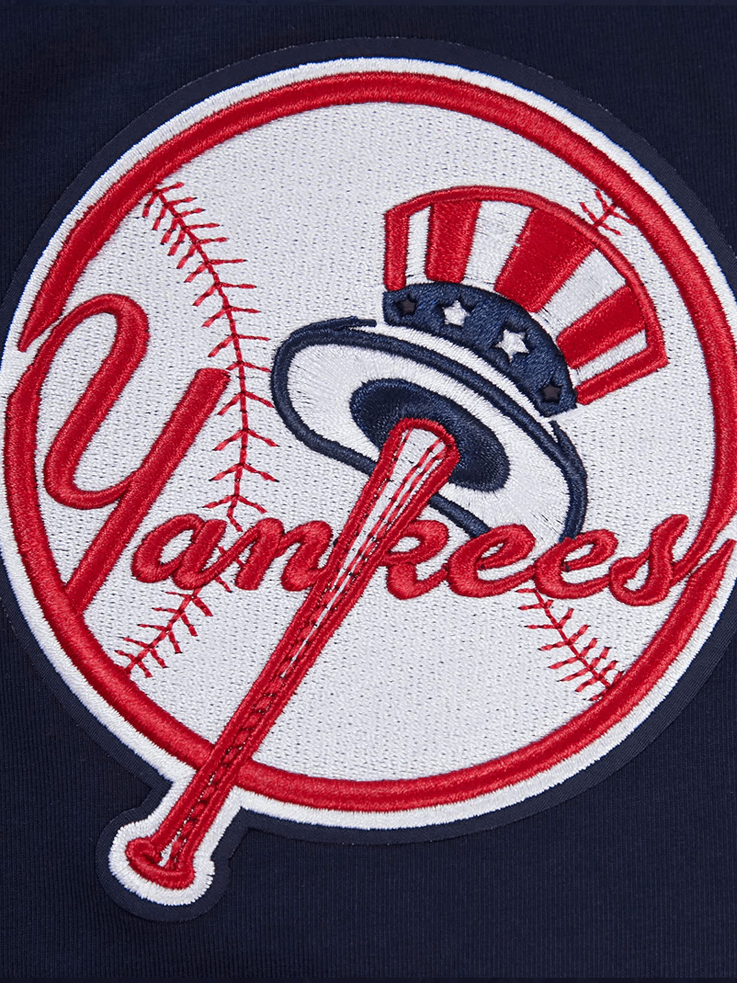 New York Yankees Pro Standard MLB Team Tackle Twill Flex T-Shirt - Navy