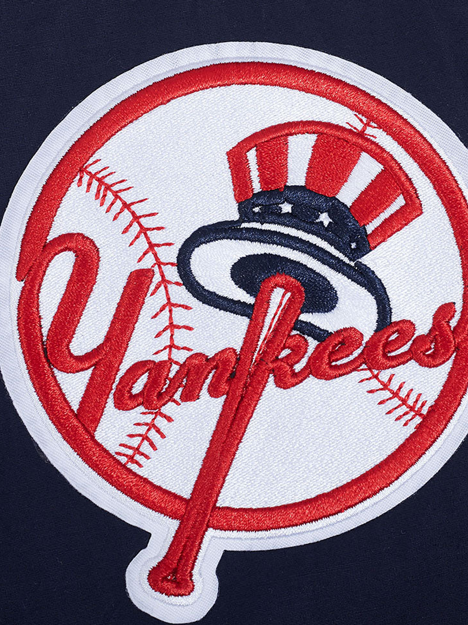 New York Yankees Pro Standard MLB Woven Wind Zip Hoodie Jumper - Navy
