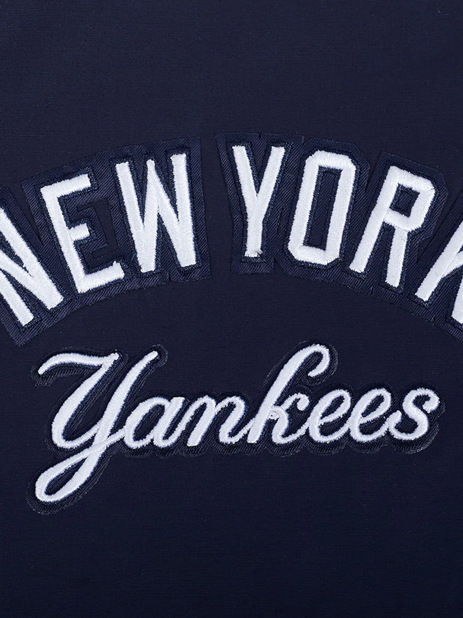 New York Yankees Pro Standard MLB Woven Wind Zip Hoodie Jumper - Navy
