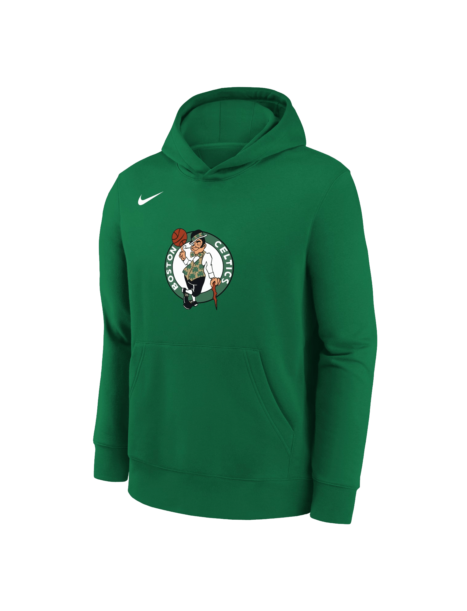 Youths Boston Celtics Nike NBA Club Logo Hoodie Jumper - Green