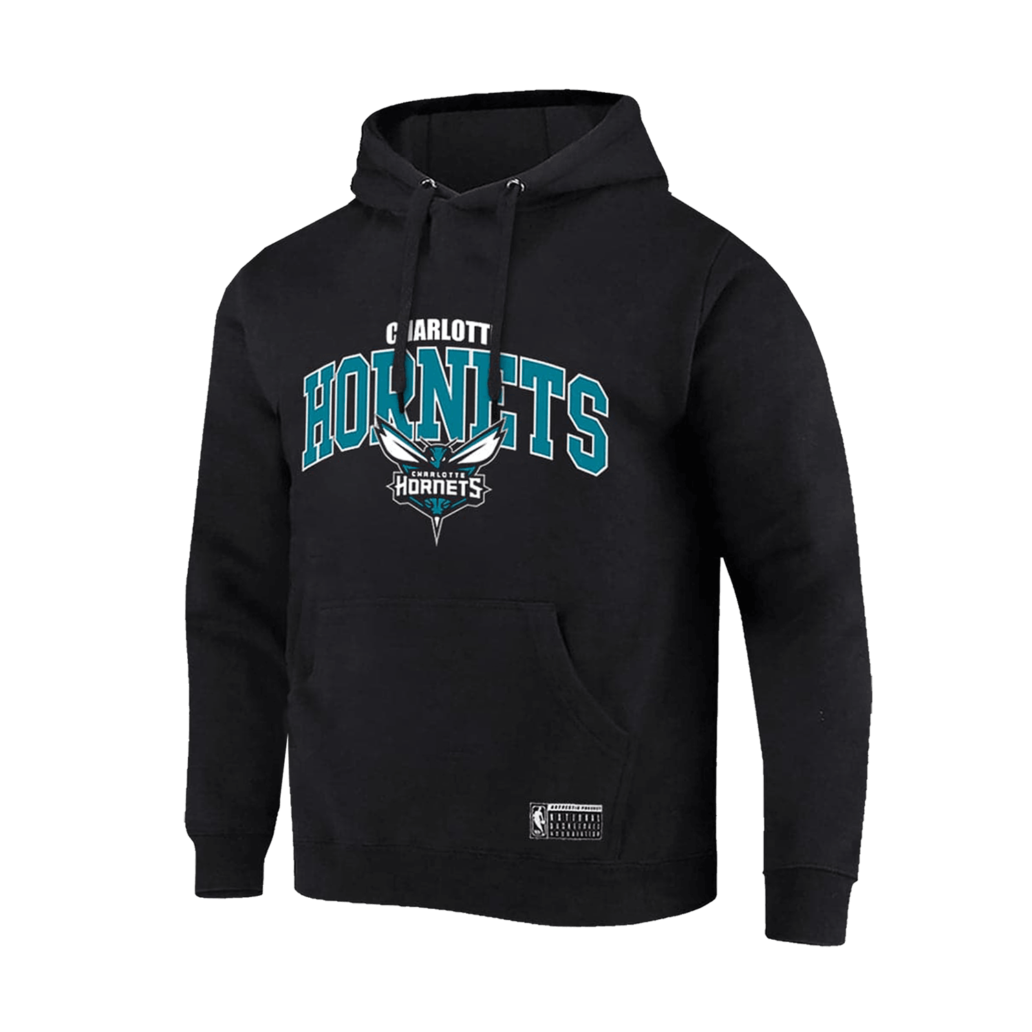 Youths Charlotte Hornets NBA Essentials Team Arch Hoodie Jumper - Black