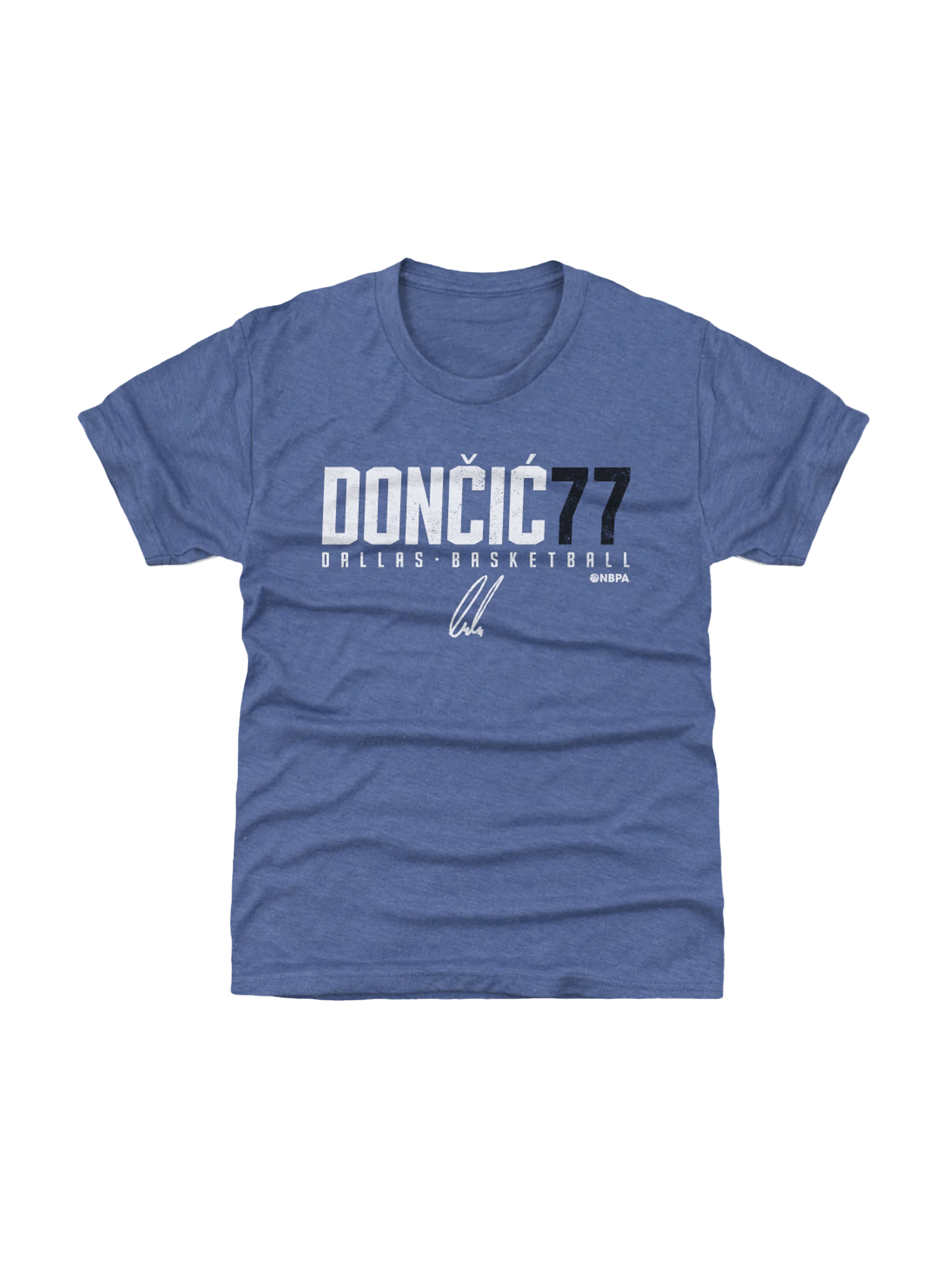 Youths Luka Doncic Dallas Mavericks 500 Level NBA Elite T-Shirt - Blue