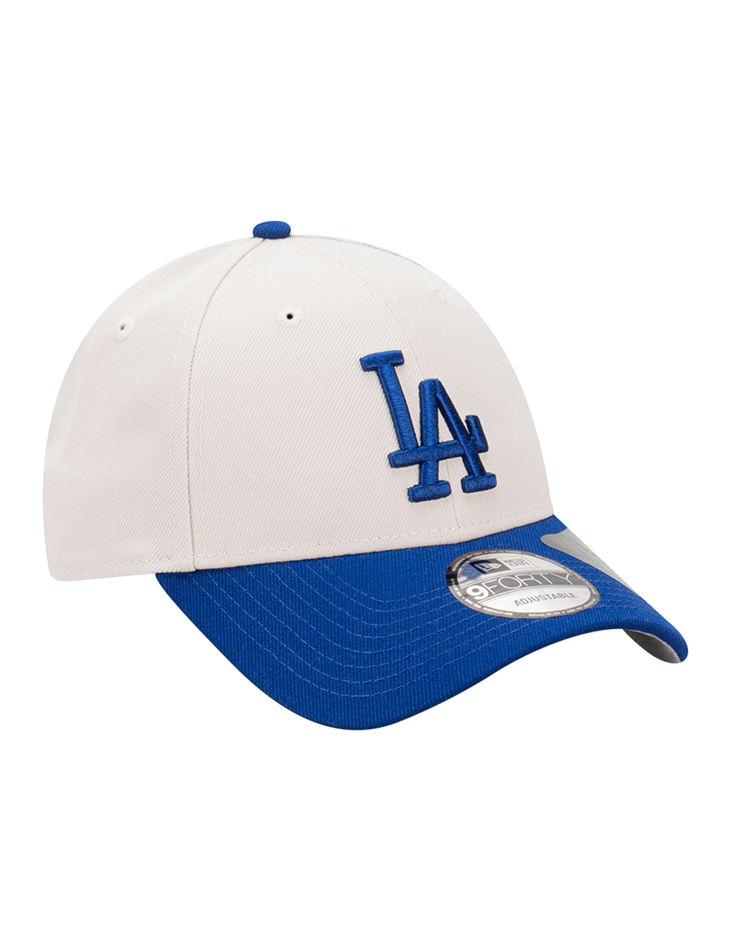 Youths Los Angeles Dodgers New Era MLB Team 2 Tone Repreve 9FORTY Strapback Hat - Stone
