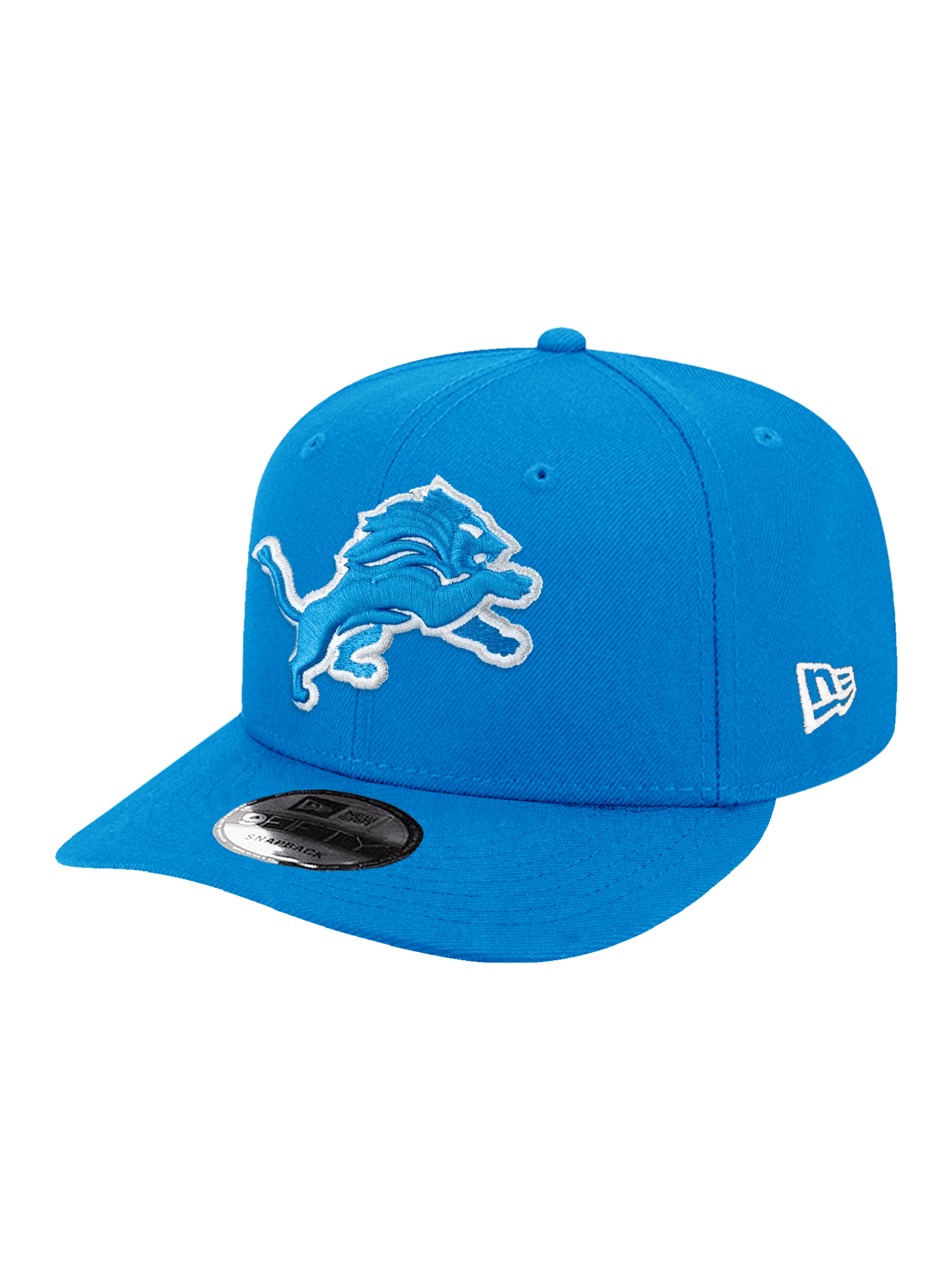 Youths Detroit Lions New Era NFL Team Pre-Curved 9FIFTY Snapback Hat - Black