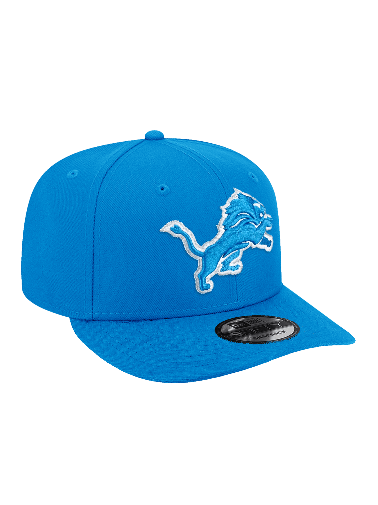 Youths Detroit Lions New Era NFL Team Pre-Curved 9FIFTY Snapback Hat - Black