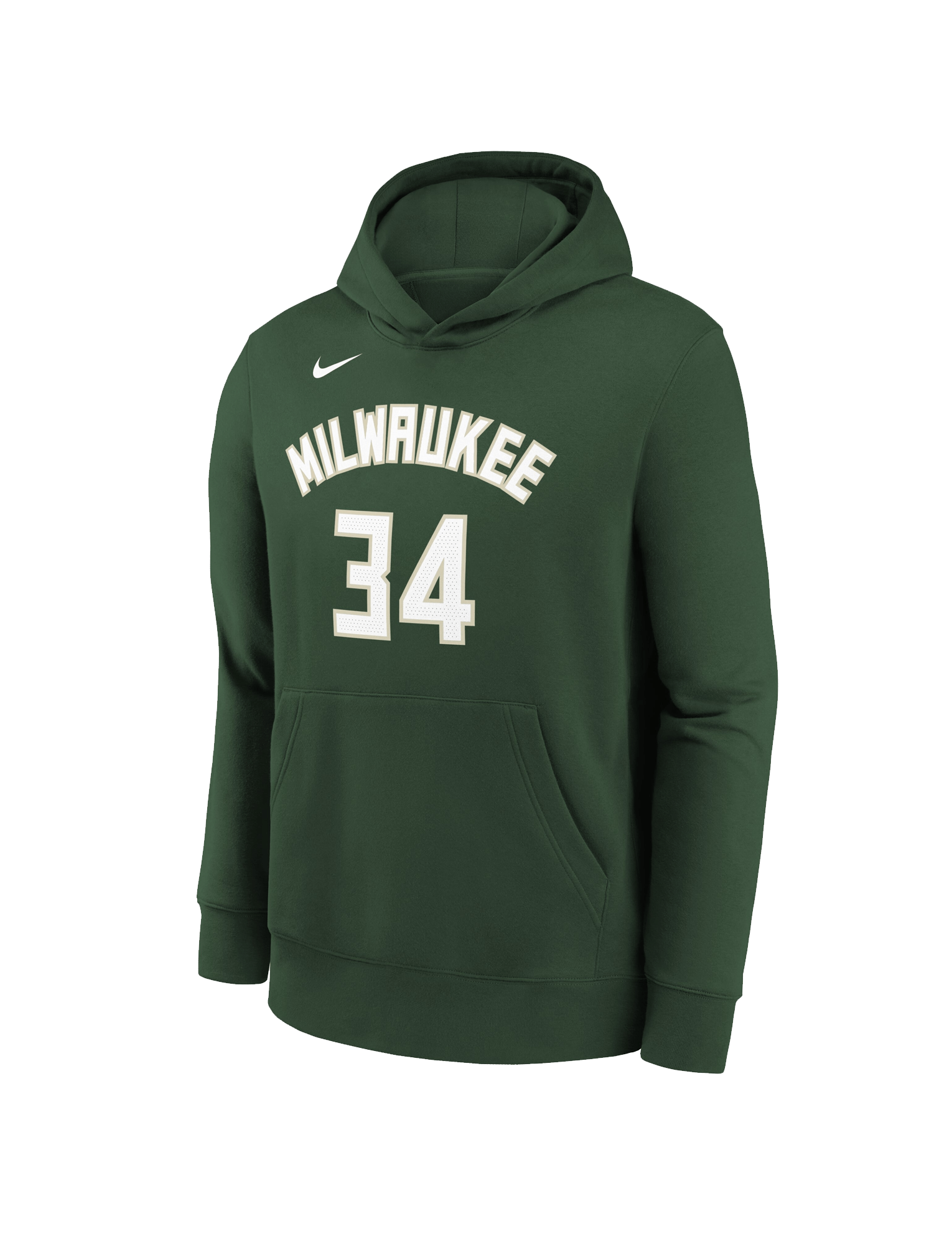 Youths Giannis Antetokounmpo Milwaukee Bucks Nike NBA Icon Hoodie Jumper - Green