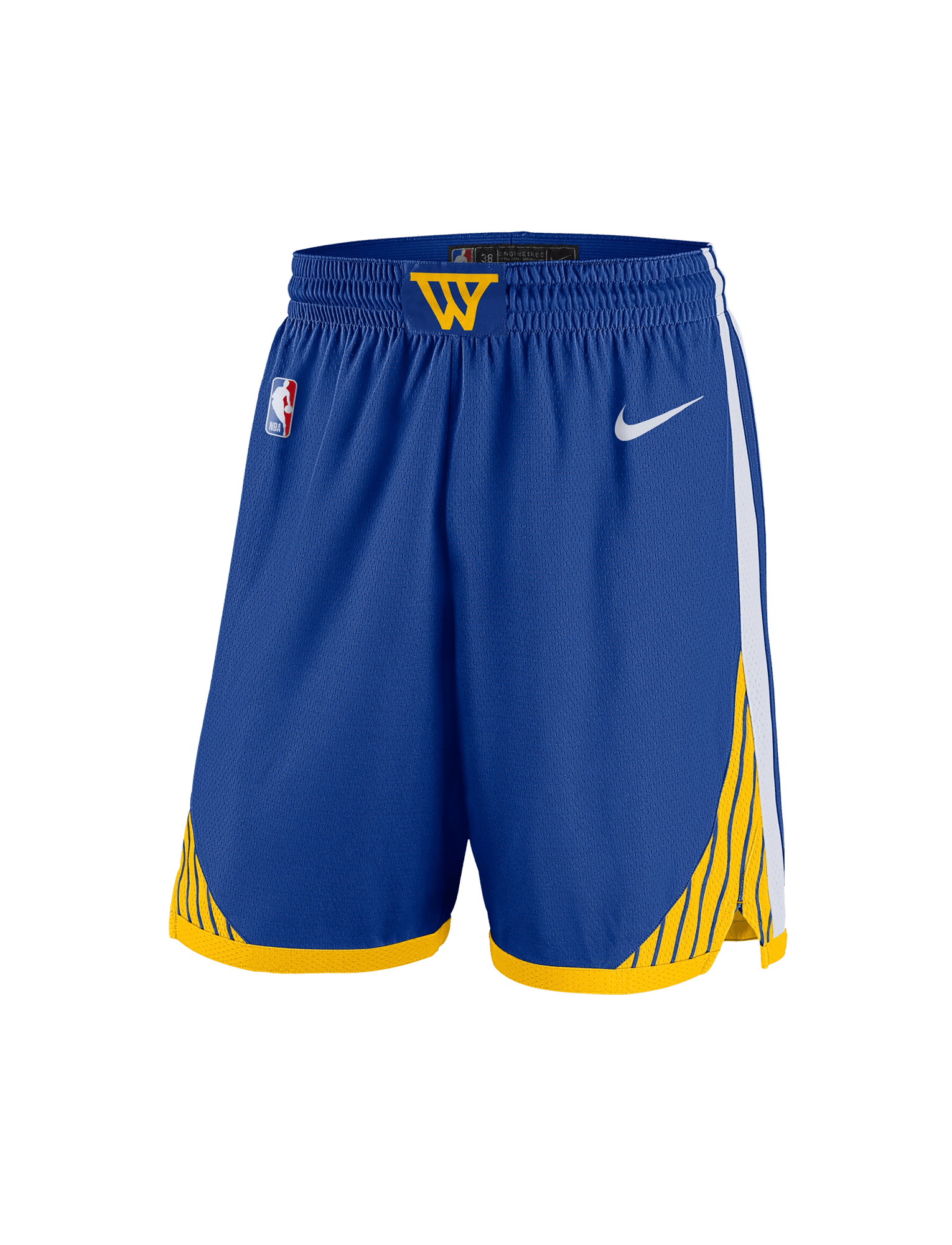 Youths Golden State Warriors Nike NBA Icon Swingman Shorts - Blue
