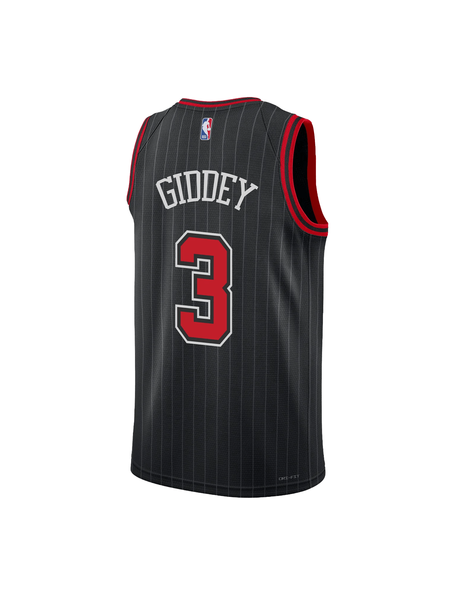 Youths Josh Giddey Chicago Bulls Nike NBA Statement Jersey - Black
