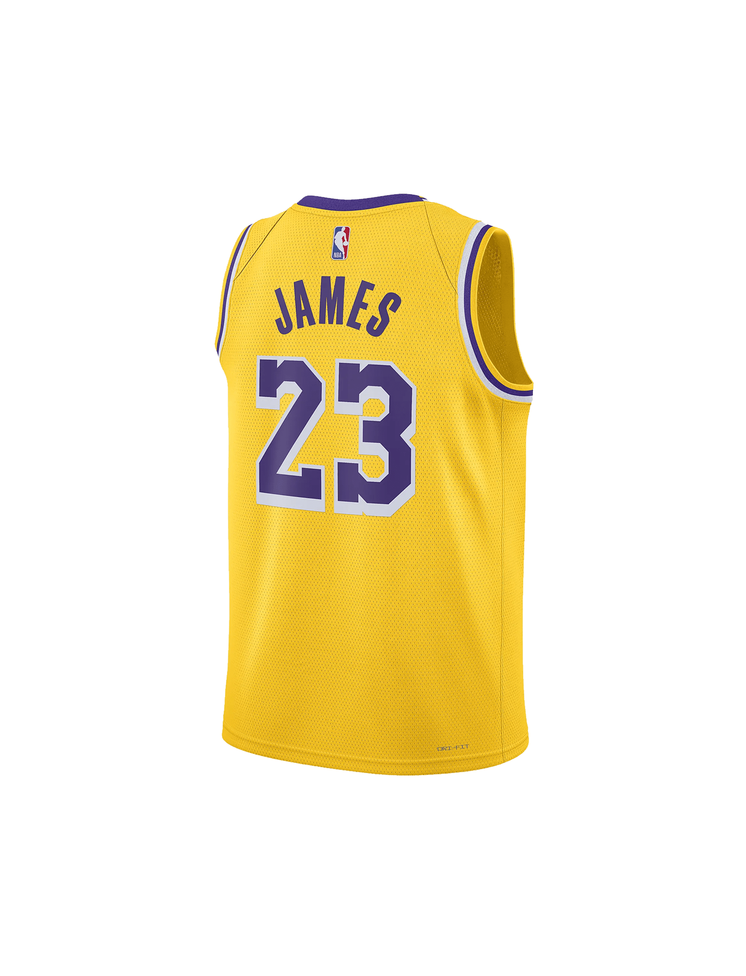 Kids LeBron James Los Angeles Lakers Nike NBA Icon Jersey - Yellow