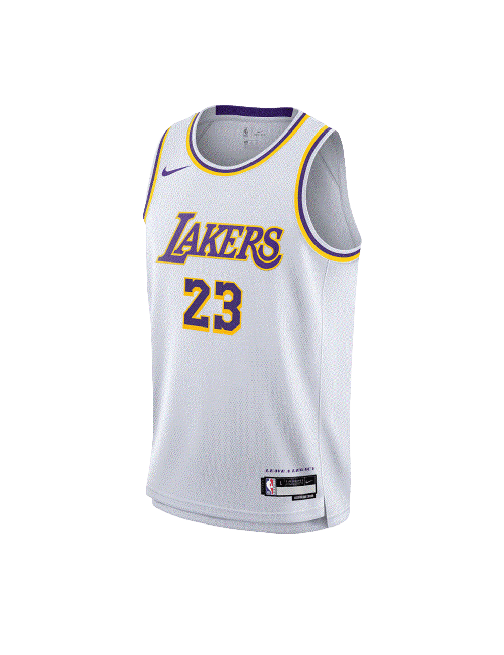 Youths LeBron James Los Angeles Lakers Nike NBA Association Jersey - White