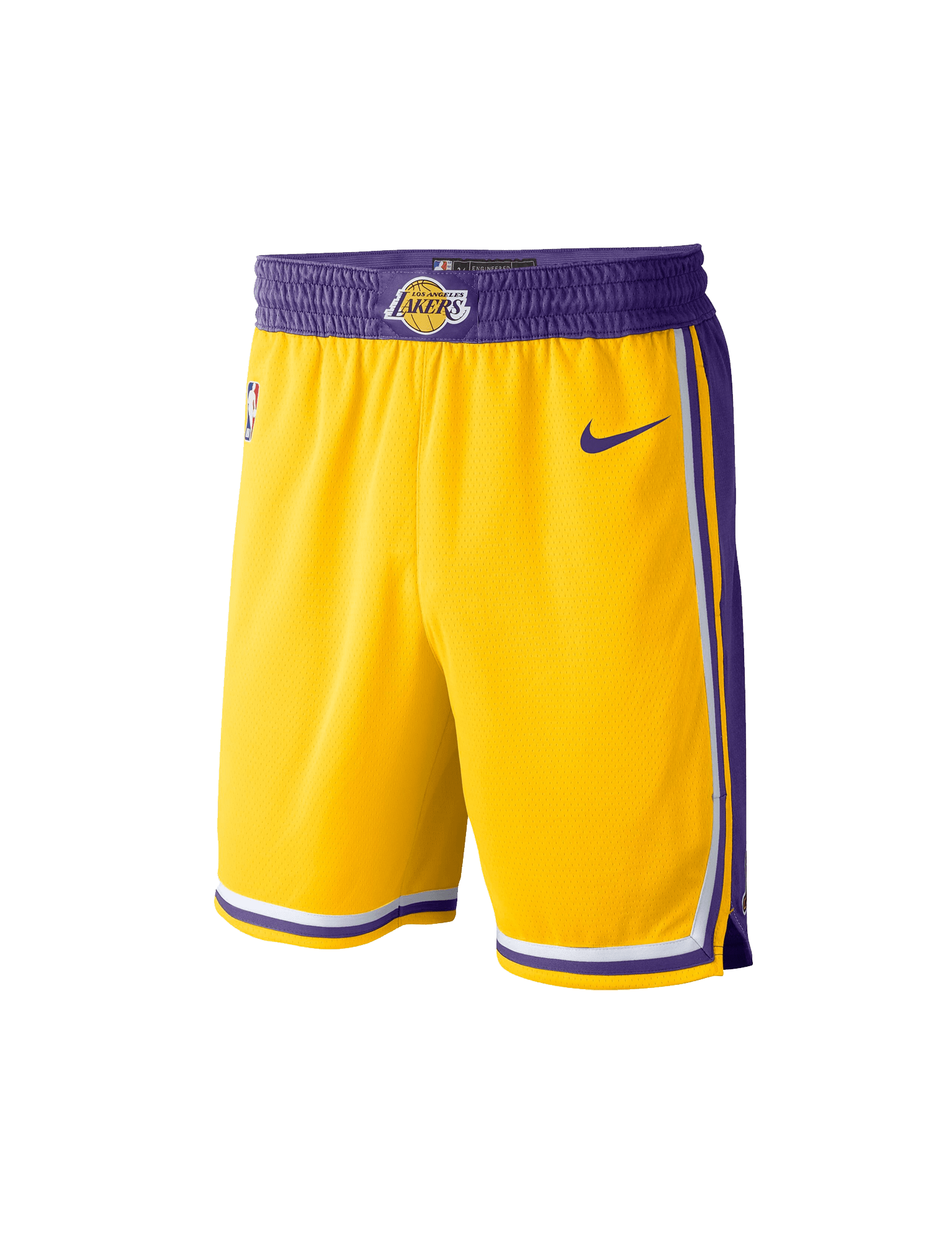 Youths Los Angeles Lakers Nike NBA Icon Swingman Shorts - Yellow