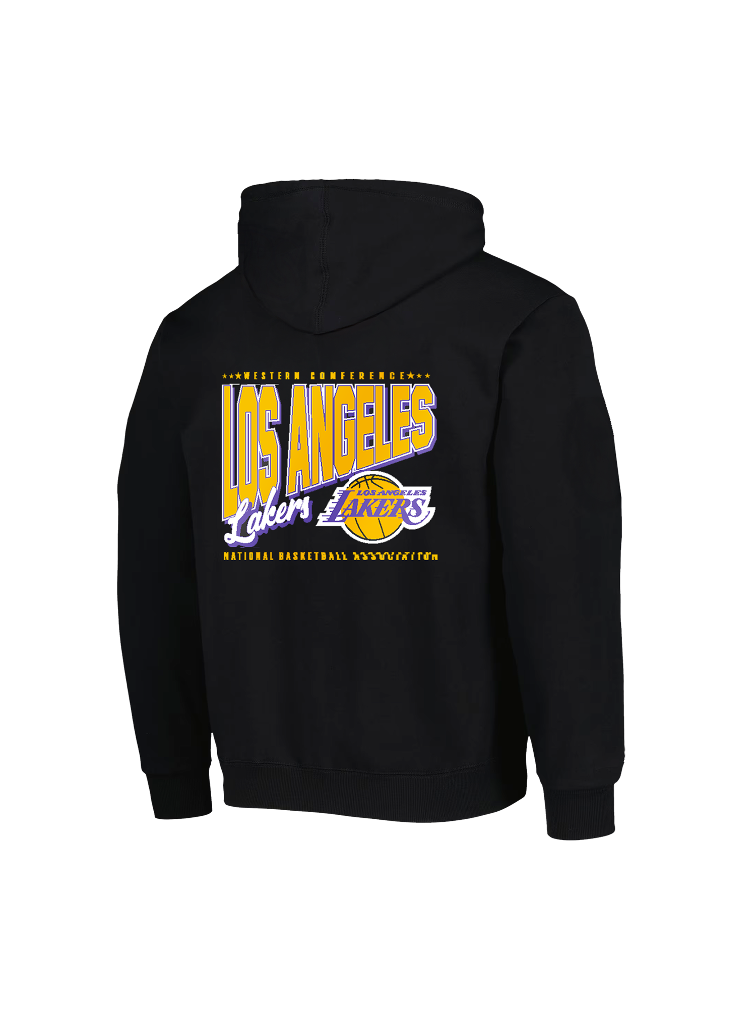 Youths Los Angeles Lakers NBA Essentials Clarkdale Vintage Hoodie Jumper - Black