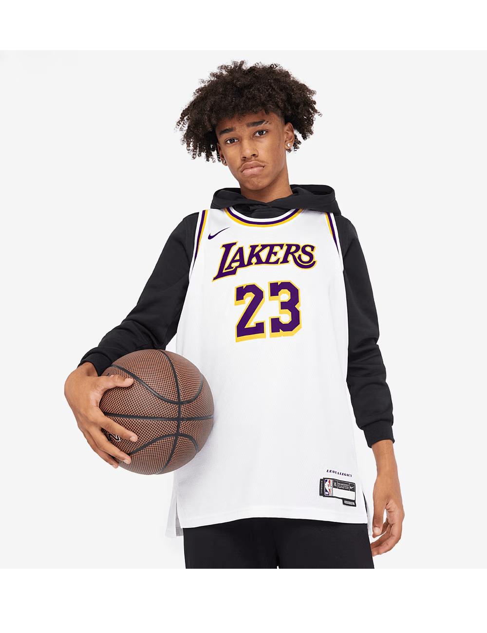 Youths LeBron James Los Angeles Lakers Nike NBA Association Jersey - White