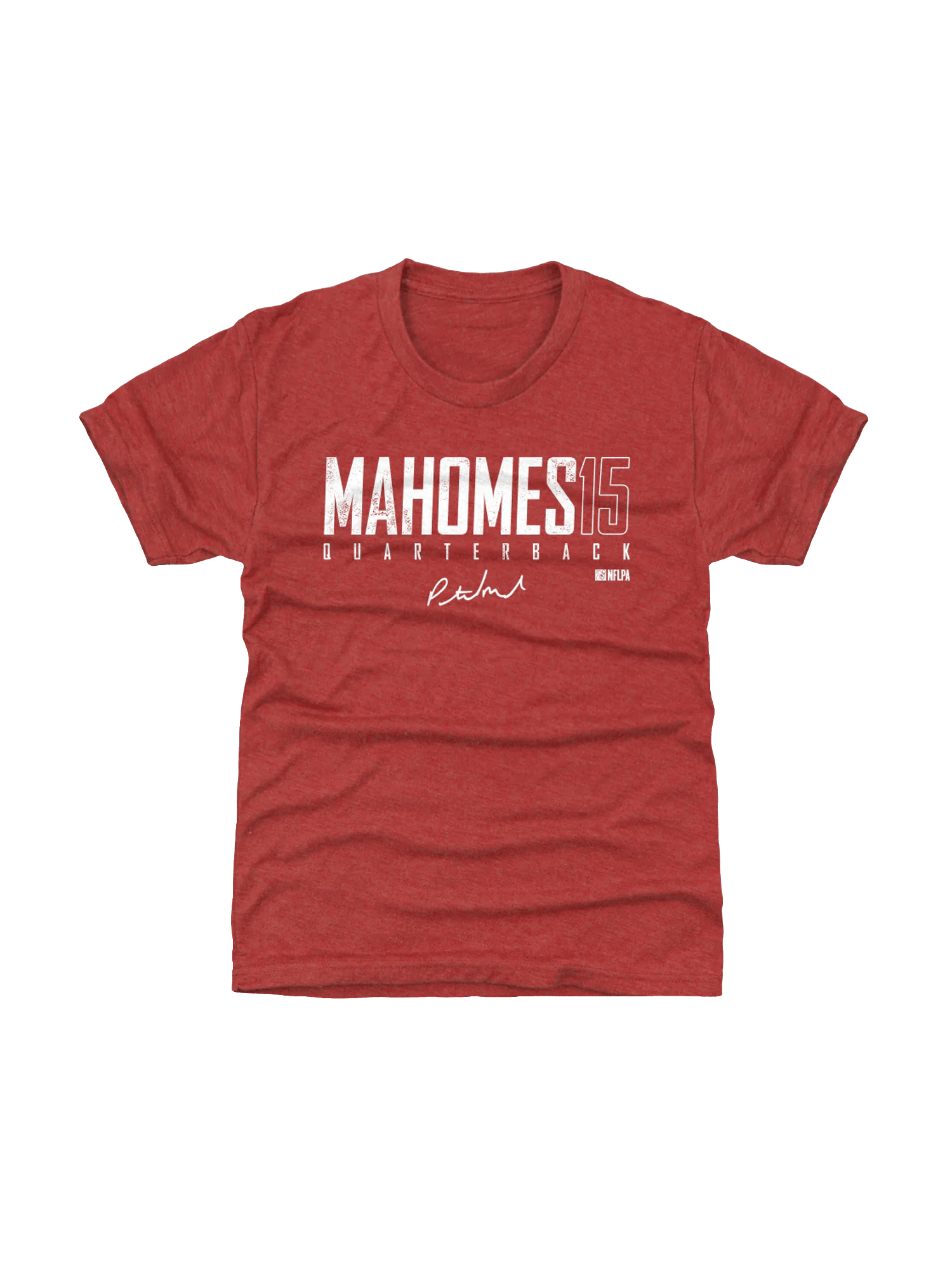 Youths Patrick Mahomes Kansas City Chiefs 500 Level NFL Elite T-Shirt - Red