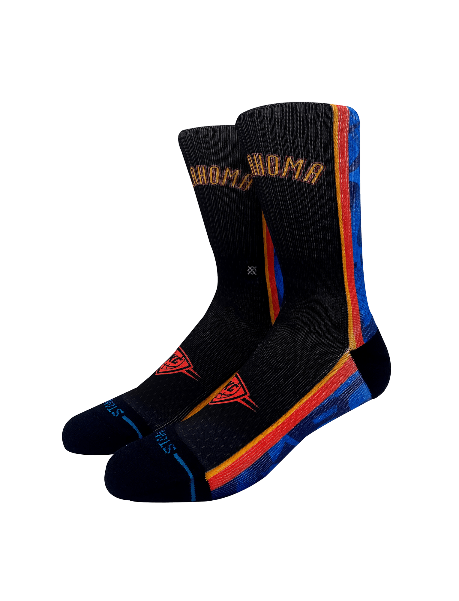 Youths Oklahoma City Thunder Stance NBA 24-25 City Edition Crew Socks